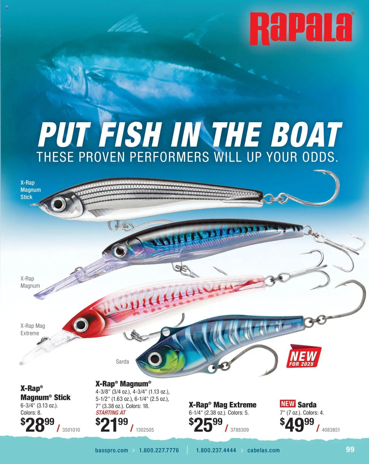 Cabela's Saltwater Specialist 25 - valid from 01.01.2025 | Page: 99 | Products: Fish