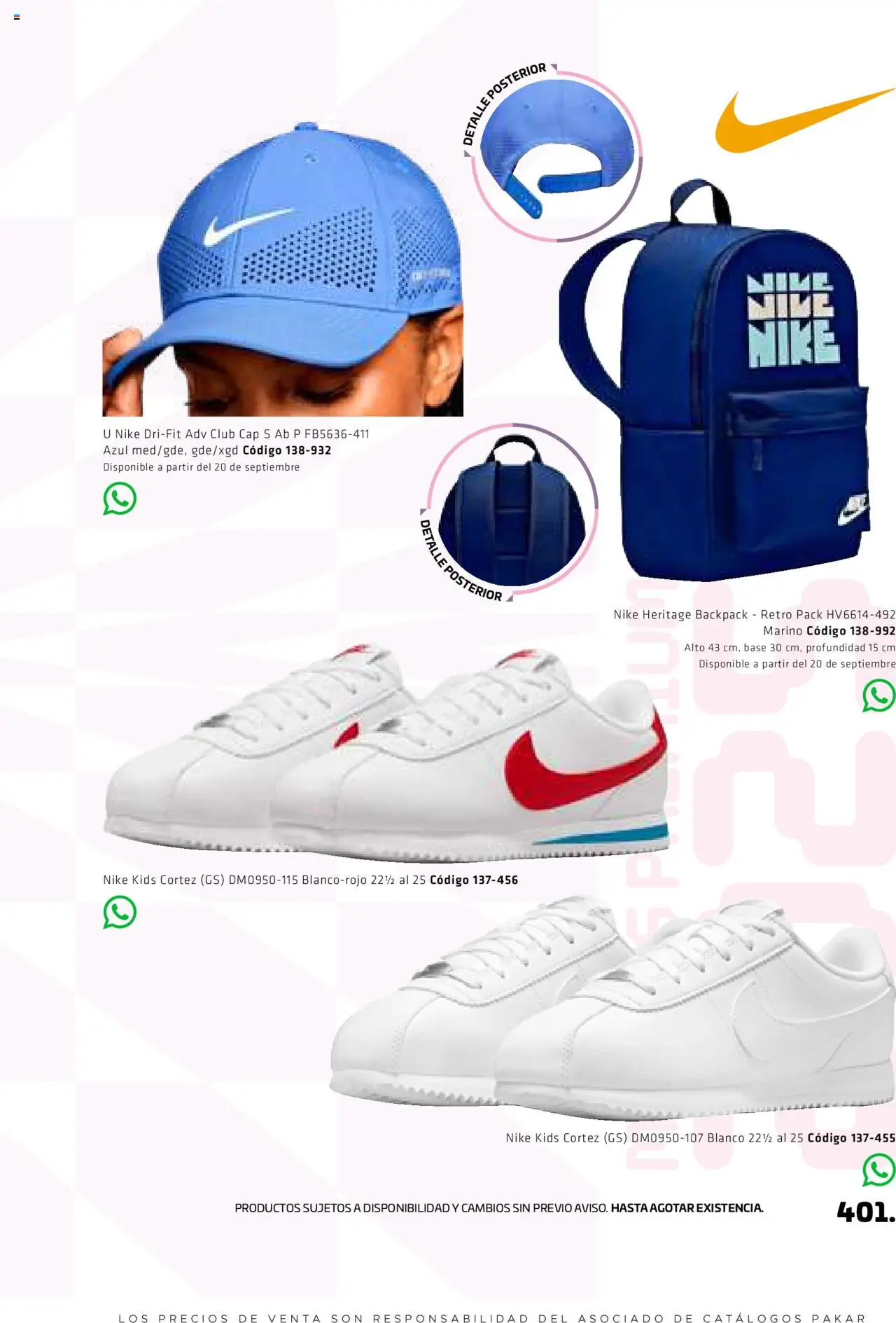 Nuevas ofertas de SC Pakar válidas en toda la República Mexicana desde el 29.08.2025. ¡Encuentra las mejores ofertas en SC Pakar - Catálogo Otoño Women! | Página: 401