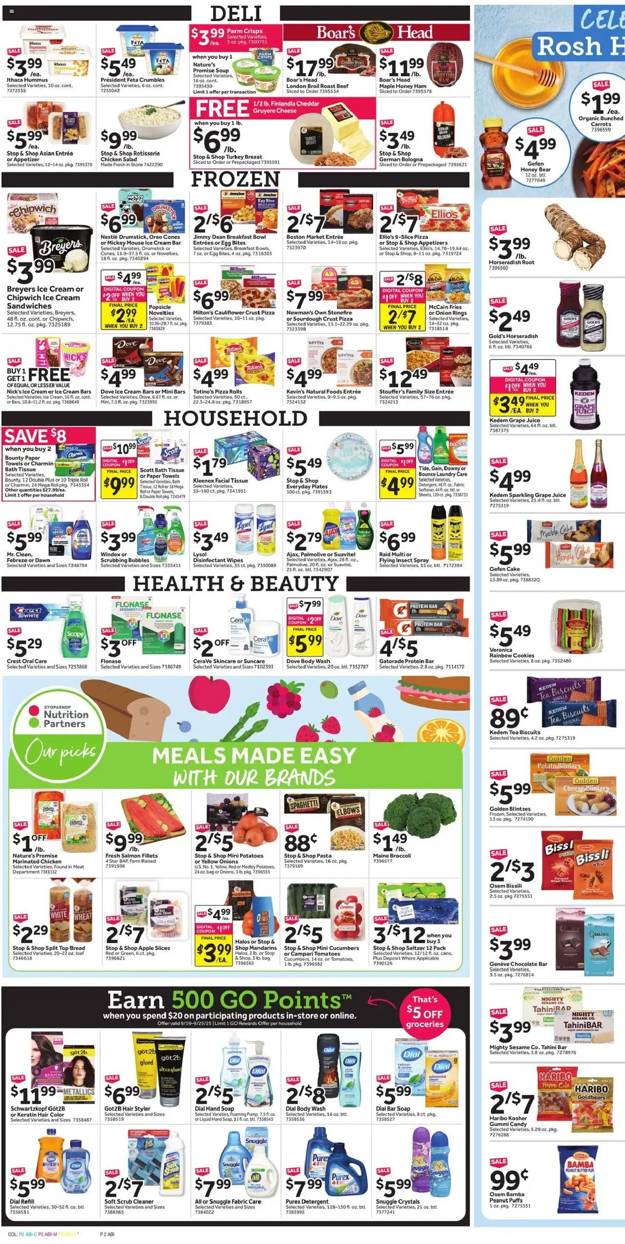 Stop & Shop Weekly Ad - valid from 19.09.2025 | Page: 3 | Products: Ham, Soap, Bar Soap, Body Wash