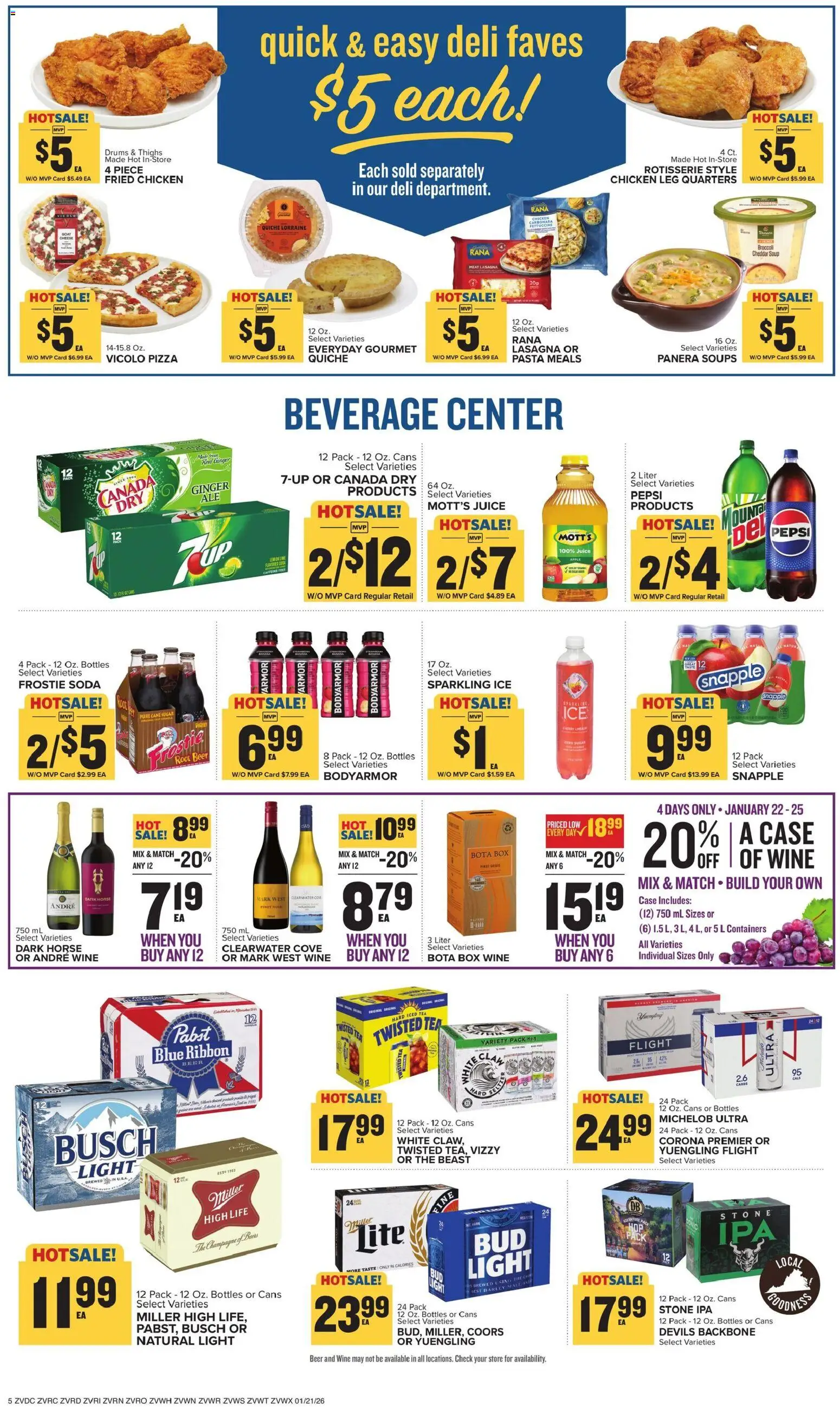 Food Lion Weekly Ad - valid from 21.01.2026 | Page: 9 | Products: Ginger, Cheese, Wine, Tea