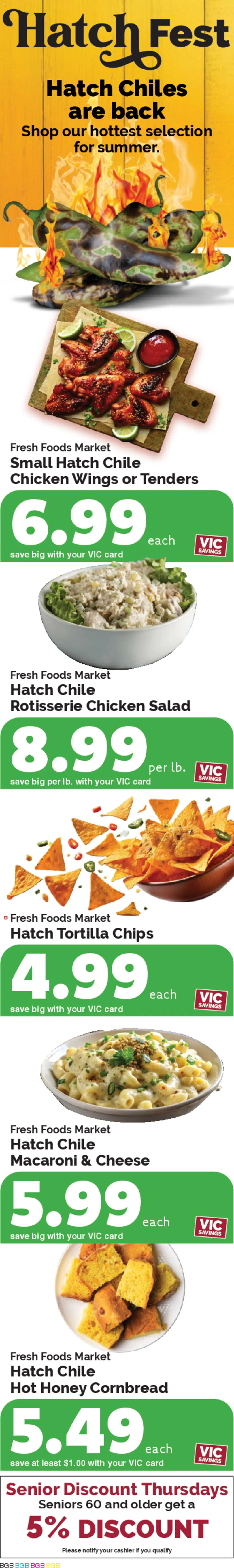 Harris Teeter Weekly Ad - valid from 06.08.2025 | Page: 3 | Products: Cheese, Chips, Salad