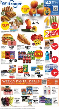 Preview of Kroger weekly ads valid from 30.07.2025