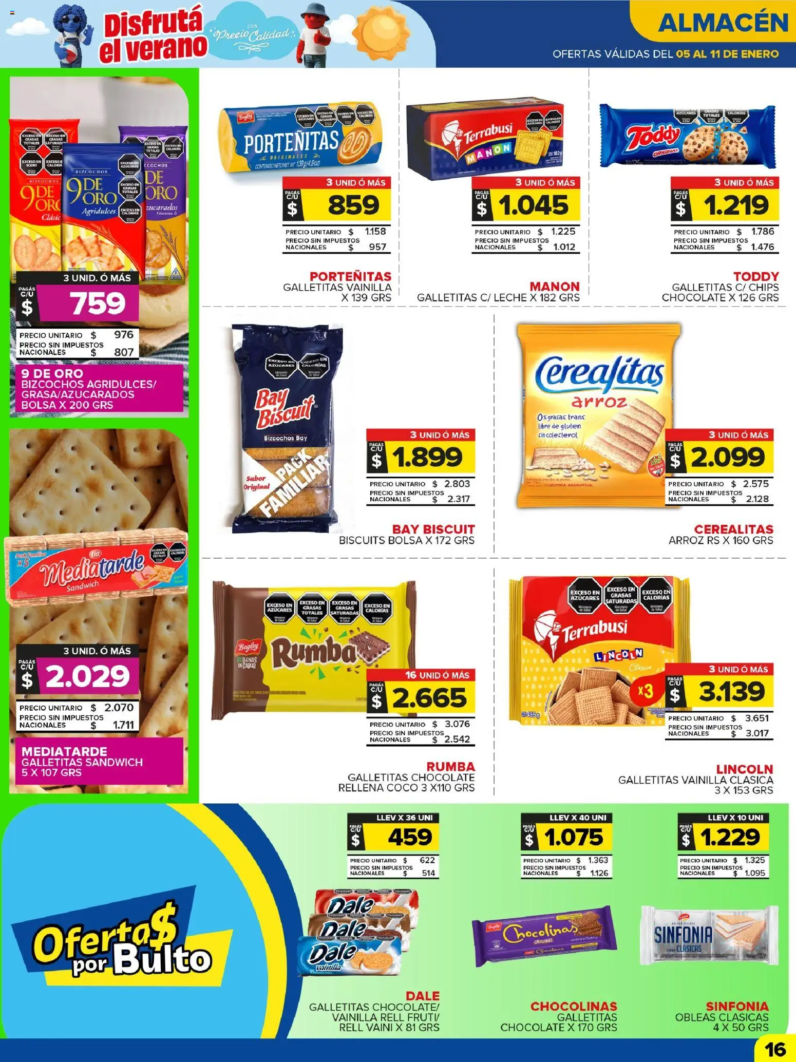 Carrefour Maxi catálogo │ válido desde el 05.01.2026 | Página: 17 | Productos: Bolsa, Chocolate, Arroz, Bizcochos
