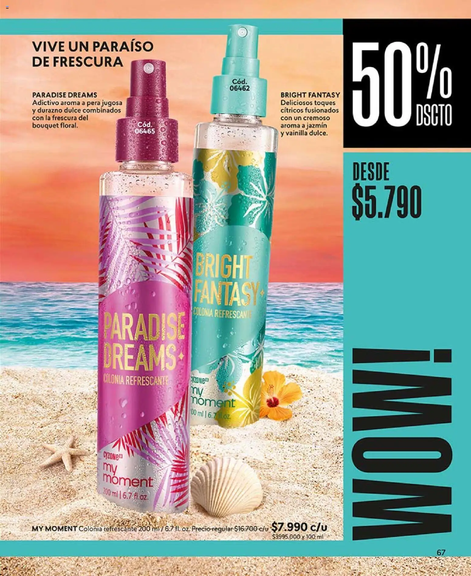 Catálogo CyZone Campaña 6 │ válido desde el 01.04.2026 | Página: 67 | Productos: Pera, Durazno