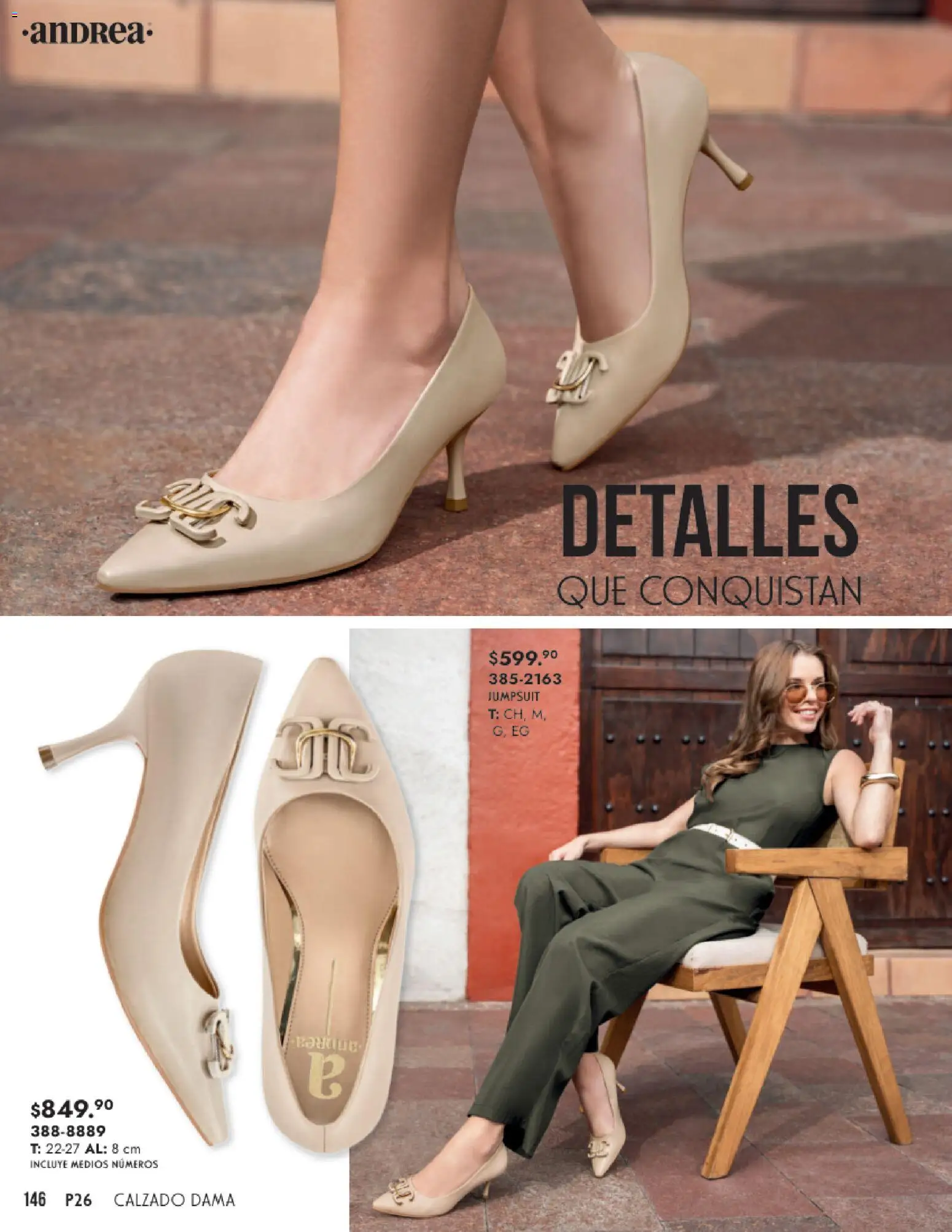 Nuevas ofertas de Andrea válidas en toda la República Mexicana desde el 25.01.2026. ¡Encuentra las mejores ofertas en Andrea catálogo Calzado Dama! | Página: 146