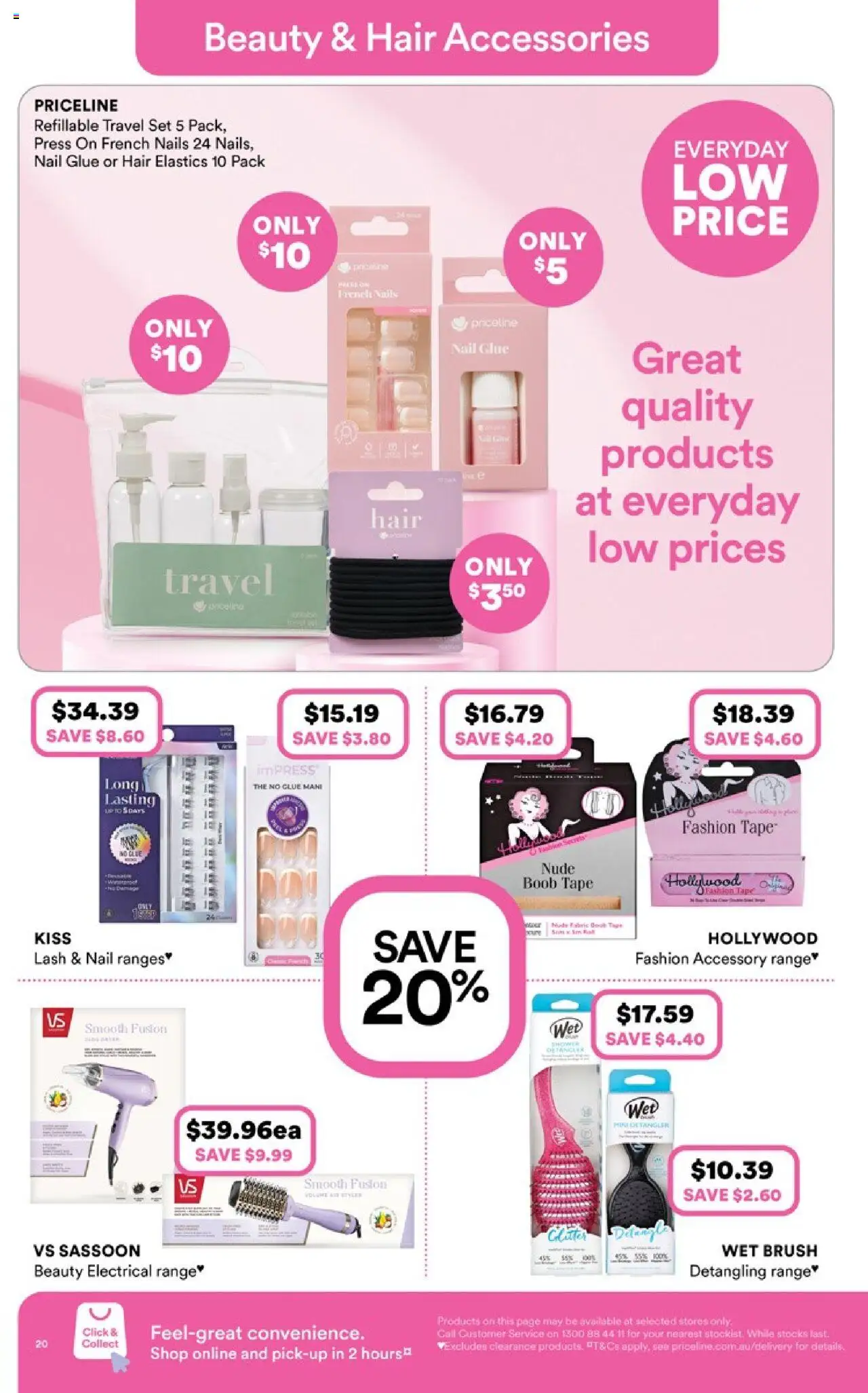 Priceline Pharmacy catalogue - valid from 16.10.2025 | Page: 20 | Products: Shower, Brush, Accessories, Press