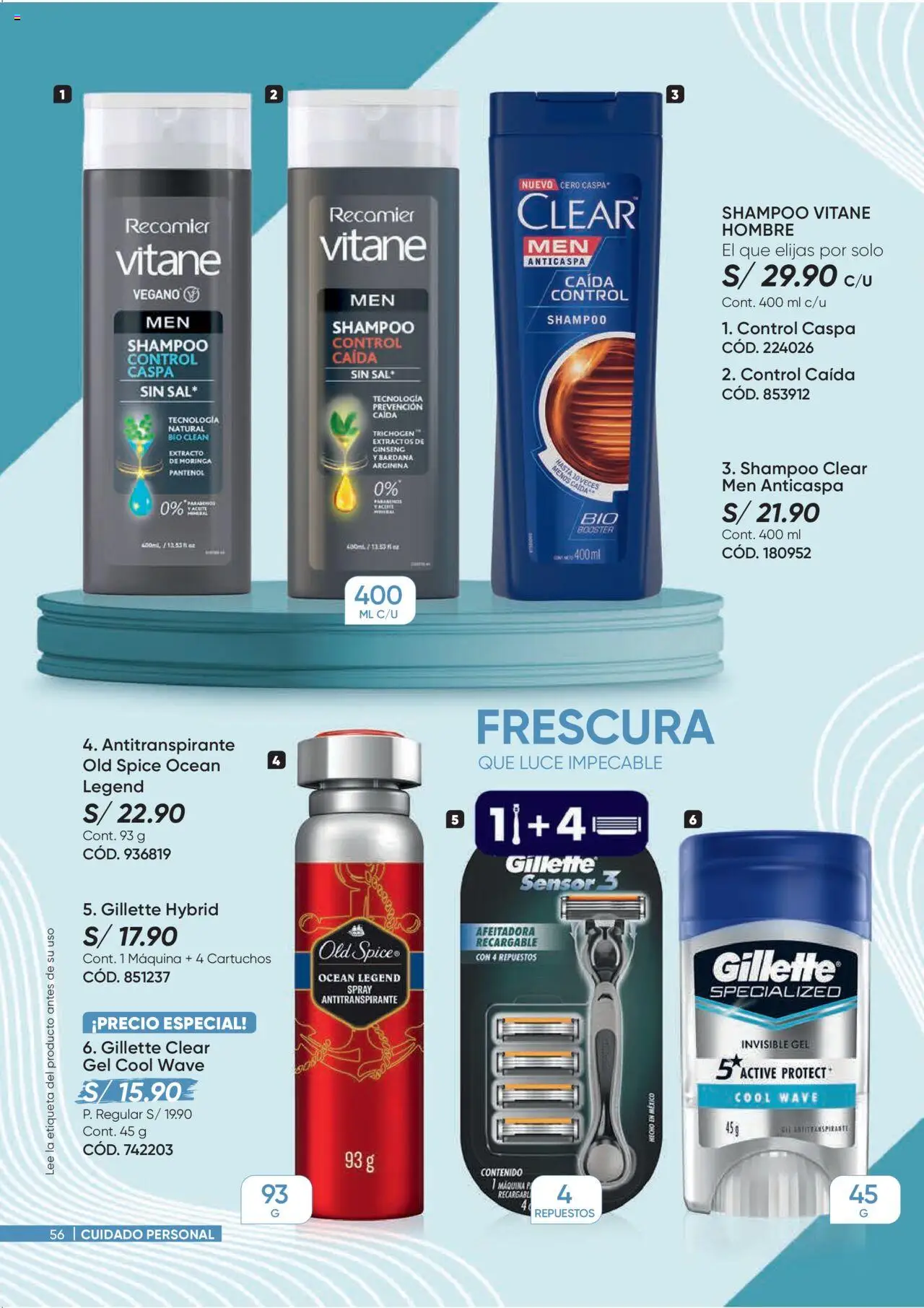 Catálogo Azzorti válido desde 15.09.2025 | Página: 56 | Productos: Shampoo, Antitranspirante