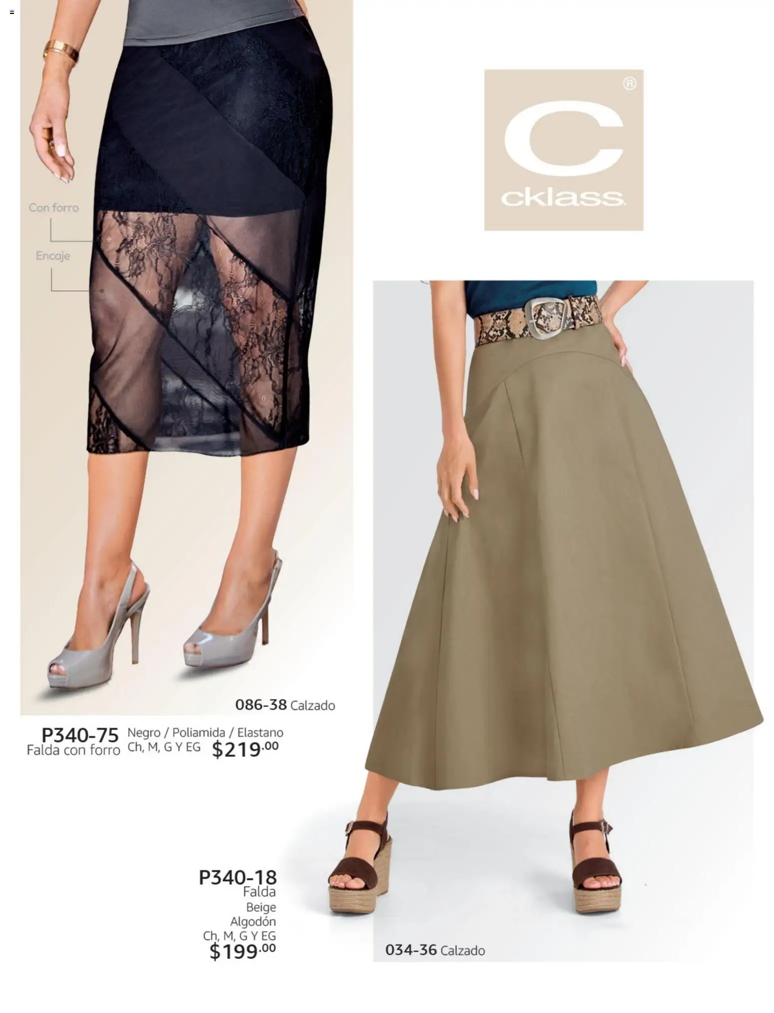 Nuevas ofertas de Cklass válidas en toda la República Mexicana desde el 02.01.2026. ¡Encuentra las mejores ofertas en Cklass catálogo Secrets! | Página: 385 | Productos: Algodón, Falda