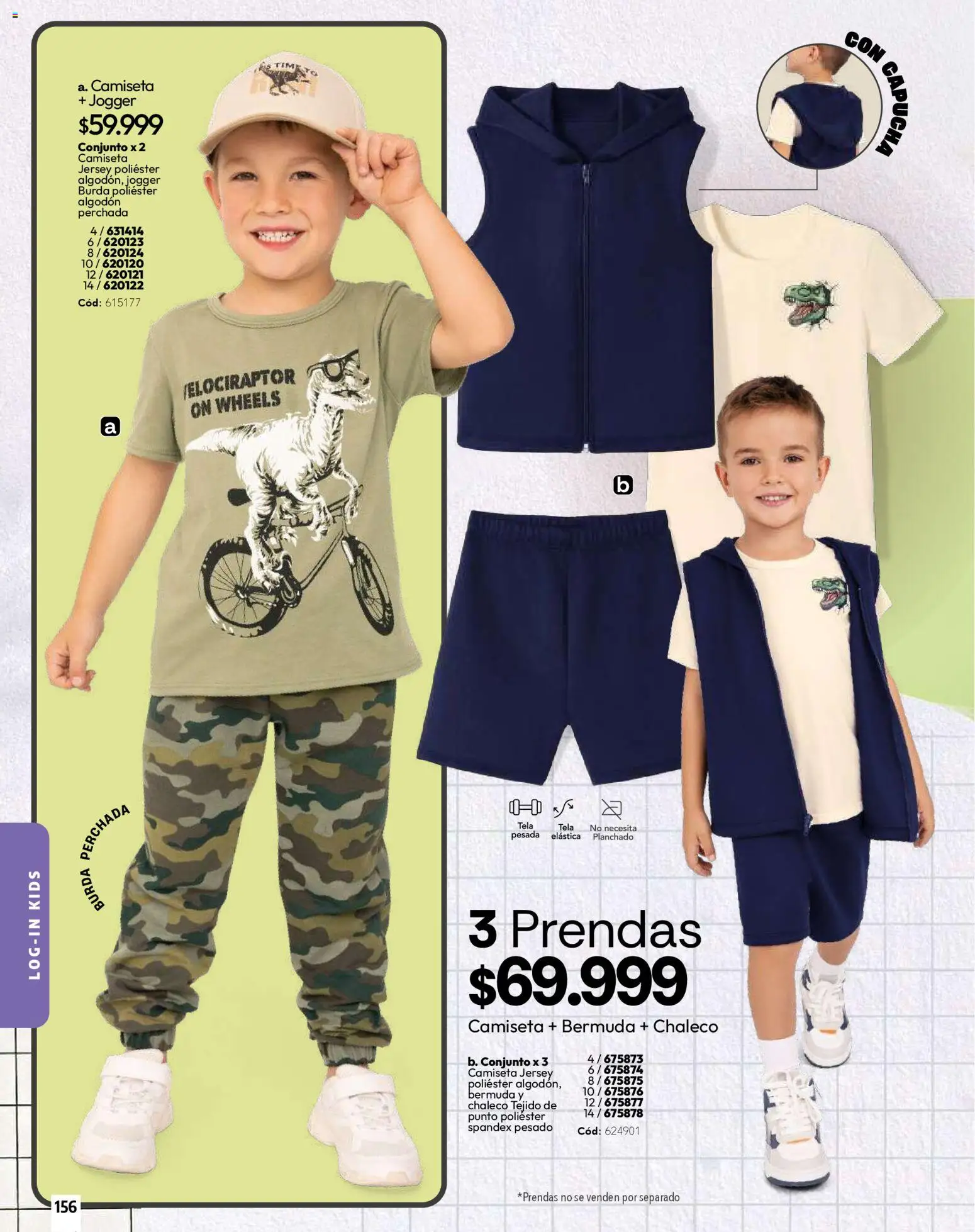 Carmel revista - valida desde el 01.03.2026 | Página: 156 | Productos: Algodón, Camiseta, Conjunto, Chaleco