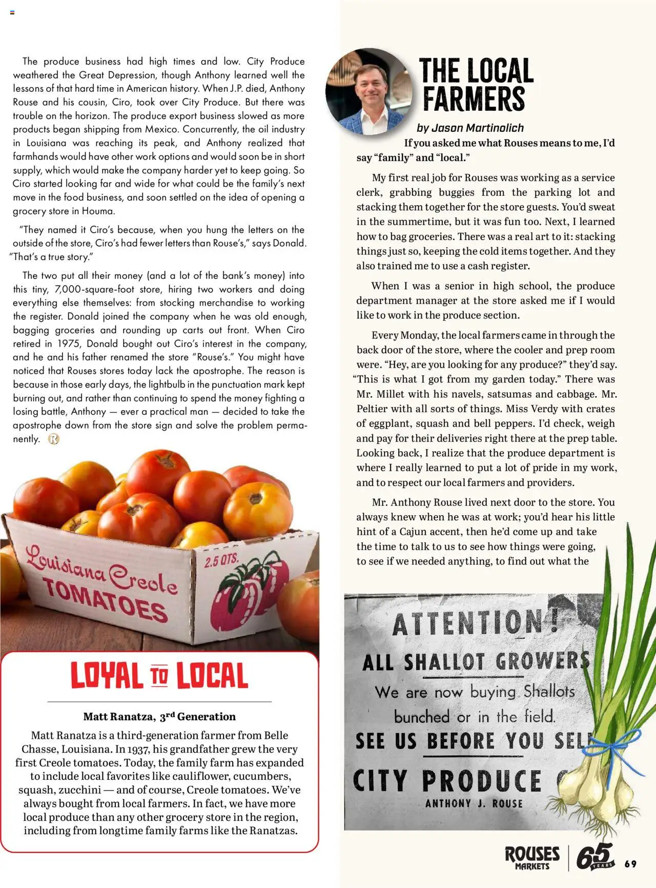 Rouses Magazine Summer 2025 - valid from 01.09.2025 | Page: 71 | Products: Squash, Zucchini, Tomatoes, Bag