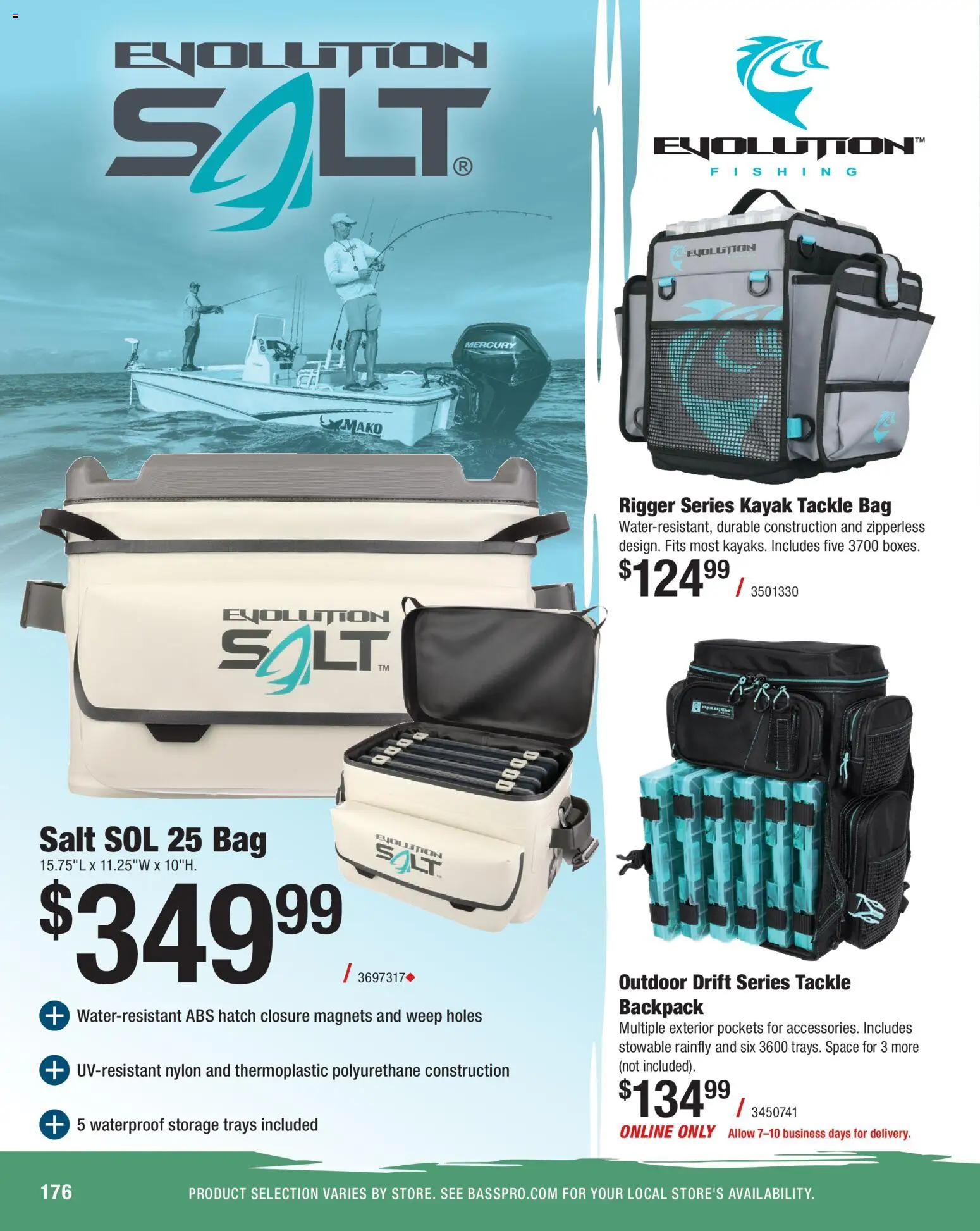 Cabela's Saltwater Specialist 26 - valid from 15.12.2025 | Page: 176 | Products: Kayak, Salt, Backpack, Bag