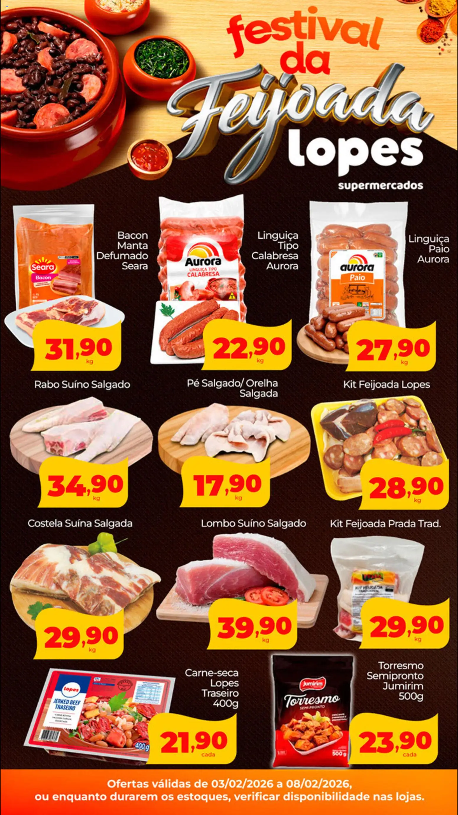 Lopes Supermercados Folheto - válido de 03.02.2026 | Página: 1