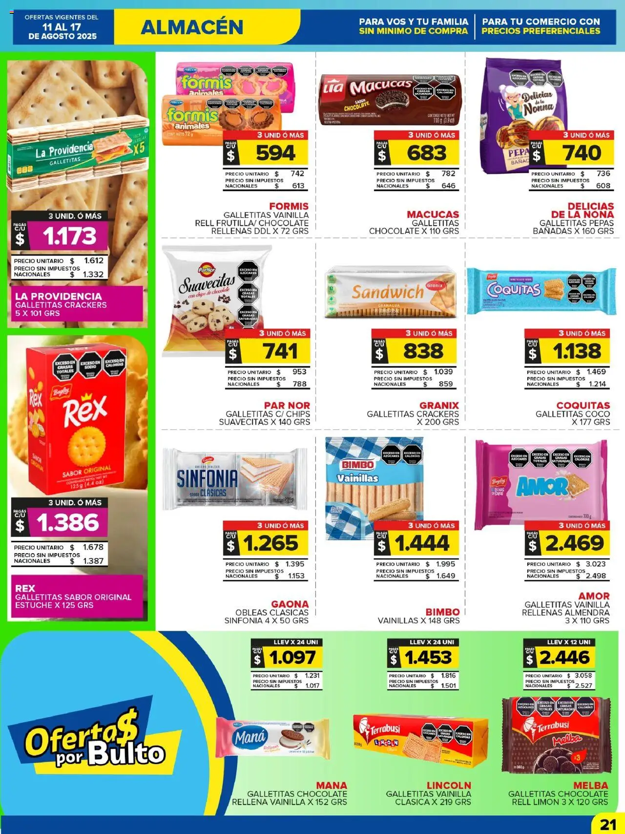 Carrefour Maxi catálogo │ válido desde el 11.08.2025 | Página: 21 | Productos: Galletitas, Estuche, Almendra, Chocolate