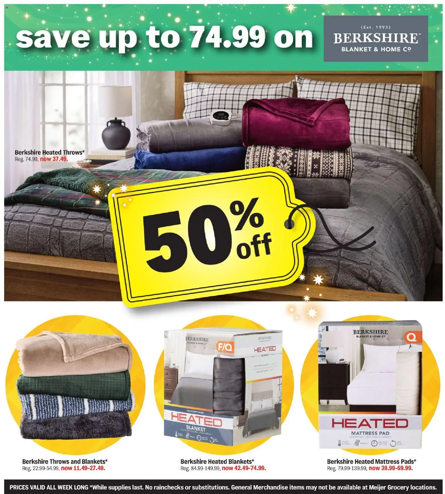 Meijer Black Friday - valid from 23.11.2025 | Page: 11 | Products: Mattress, Blanket, Mattress Pad