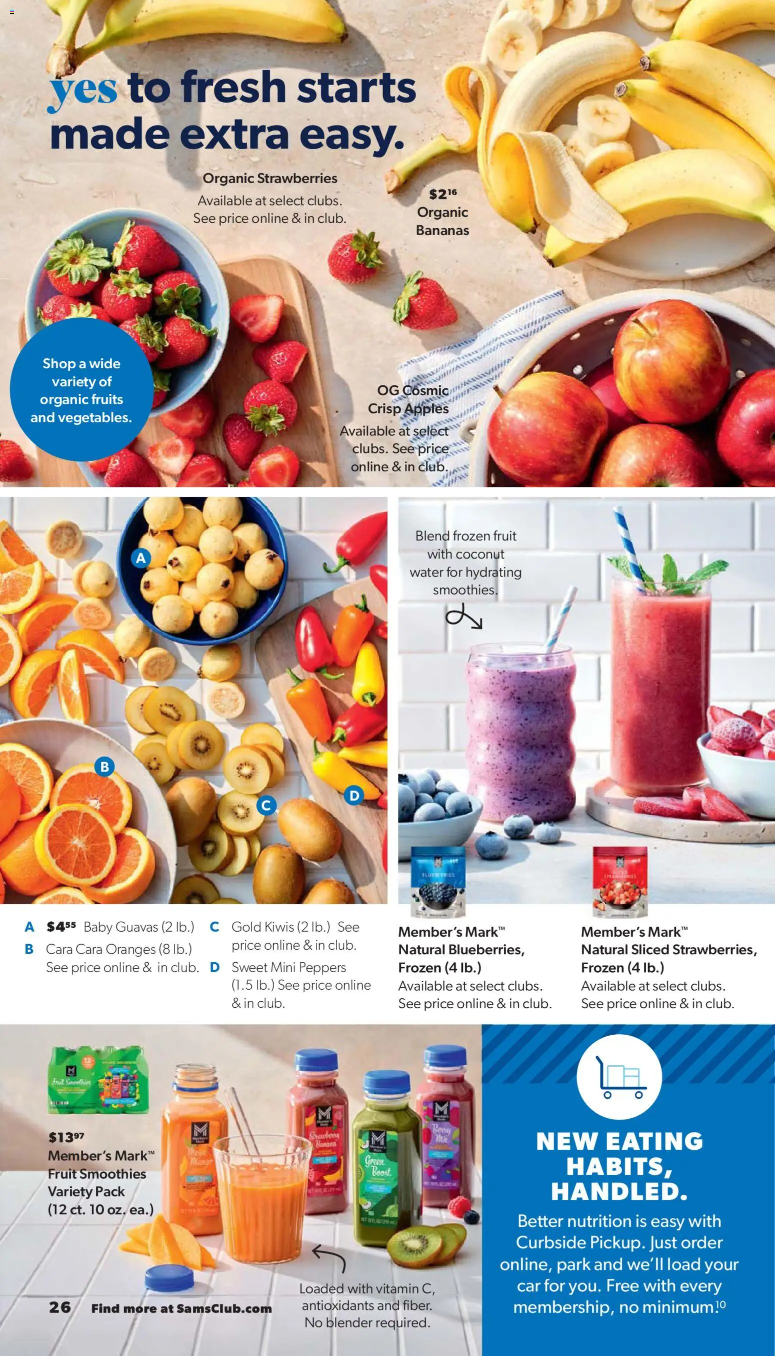 Sam's Club Instant Savings Book January - valid from 02.01.2026 | Page: 26 | Products: Vitamin, Blender, Apples, Oranges
