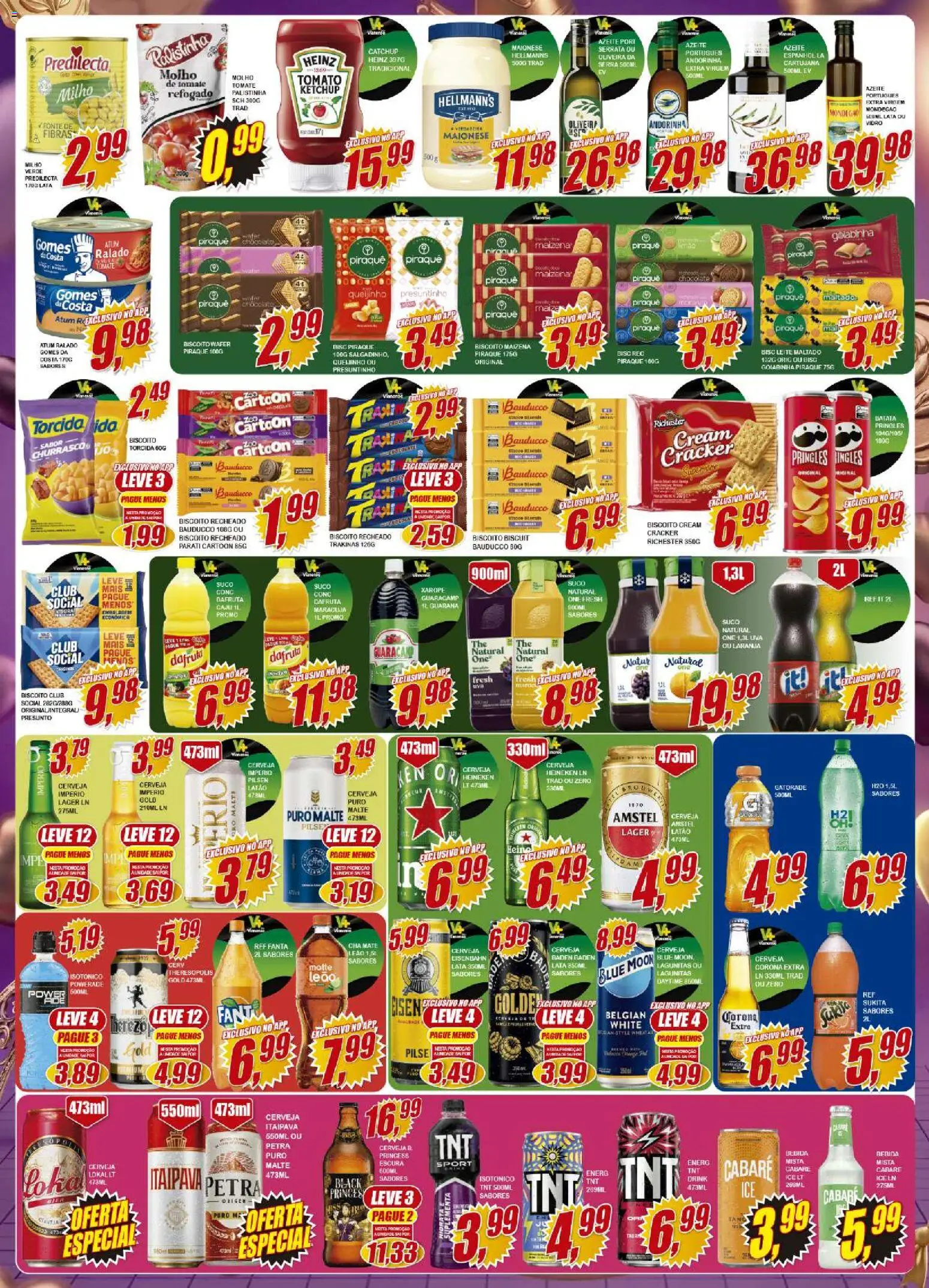 Vianense Folheto - válido de 24.04.2026 | Página: 3 | Produtos: Milho verde, Cerveja, Atum, Isotônico