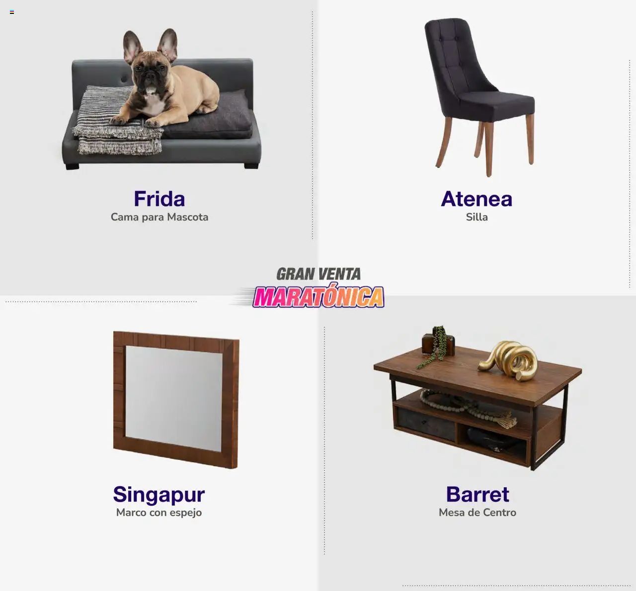 Nuevas ofertas de Muebles Dico válidas en toda la República Mexicana desde el 03.10.2025. ¡Encuentra las mejores ofertas en Muebles Dico - Catálogo Gran Venta Maratónica ! | Página: 22 | Productos: Silla, Cama, Mesa, Espejo