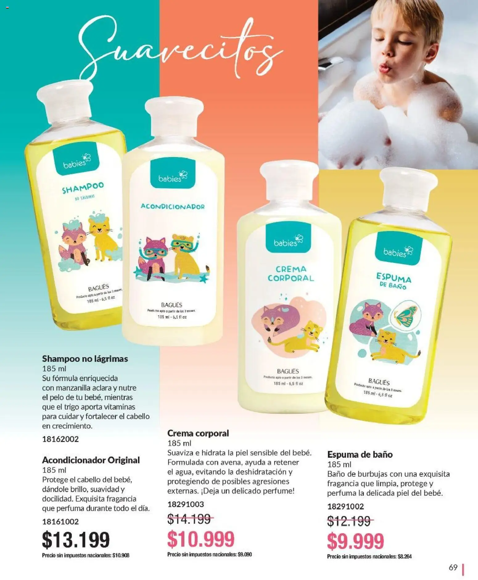 Bagués - Catálogo │ válido desde el 09.03.2026 | Página: 69 | Productos: Vitaminas, Baño, Acondicionador, Crema