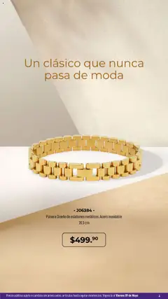 Nuevas ofertas de Home Interiors válidas en toda la República Mexicana desde el 28.04.2025. ¡Encuentra las mejores ofertas en Home Interiors catálogo Victoria Zolassi! | Página: 4 | Productos: Pulsera