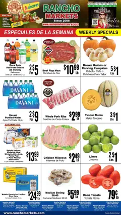 Preview of Rancho Markets weekly ads valid from 07.10.2025