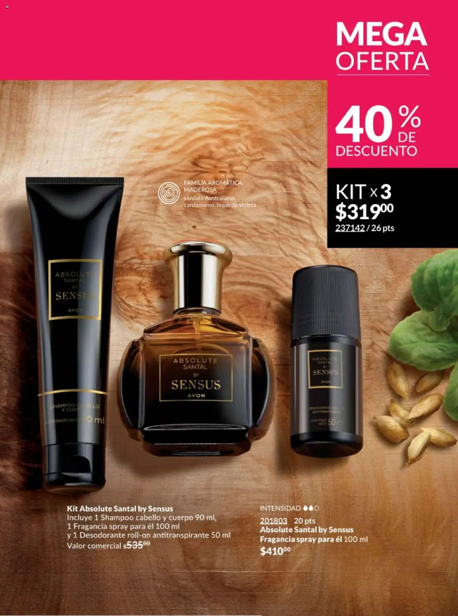 Nuevas ofertas de AVON válidas en toda la República Mexicana desde el 30.01.2026. ¡Encuentra las mejores ofertas en AVON campaña 3 2026! | Página: 77 | Productos: Desodorante, Antitranspirante, Fragancia