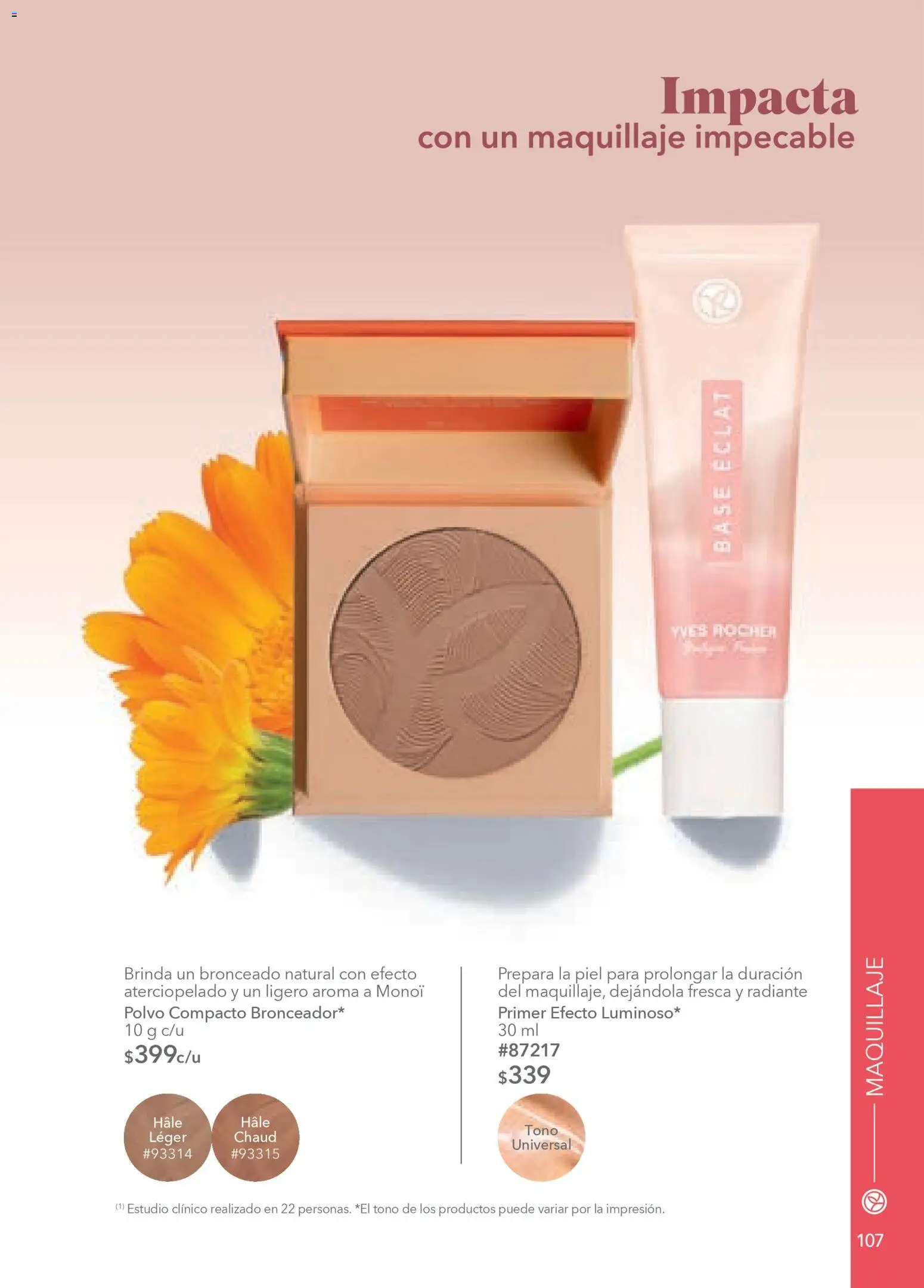 Nuevas ofertas de Yves Rocher válidas en toda la República Mexicana desde el 30.12.2025. ¡Encuentra las mejores ofertas en Yves Rocher campaña 1 2026! | Página: 109 | Productos: Polvo compacto, Radiante, Maquillaje, Polvo