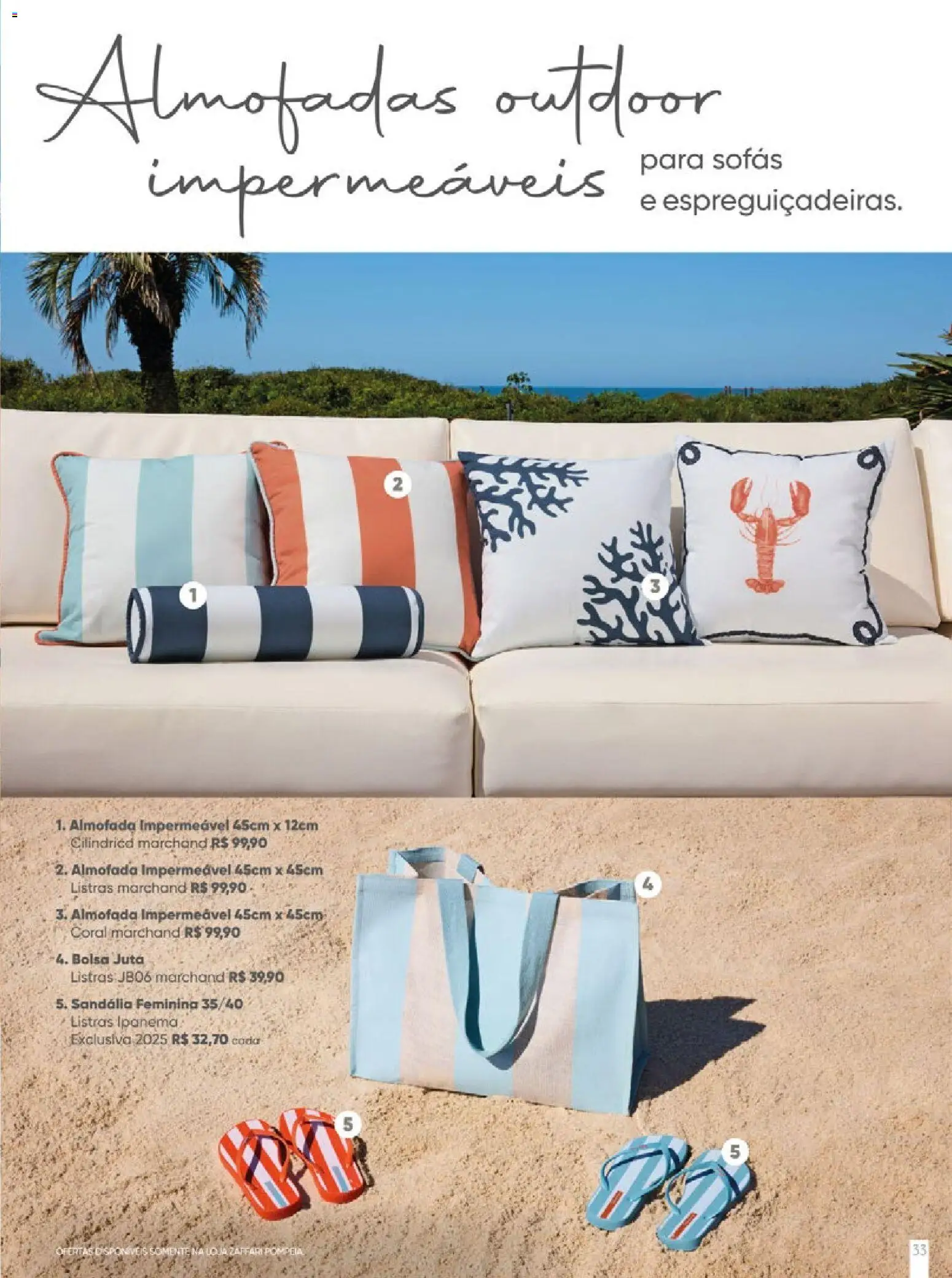 Zaffari Folheto - válido de 27.11.2025 | Página: 33 | Produtos: Almofada, Bolsa