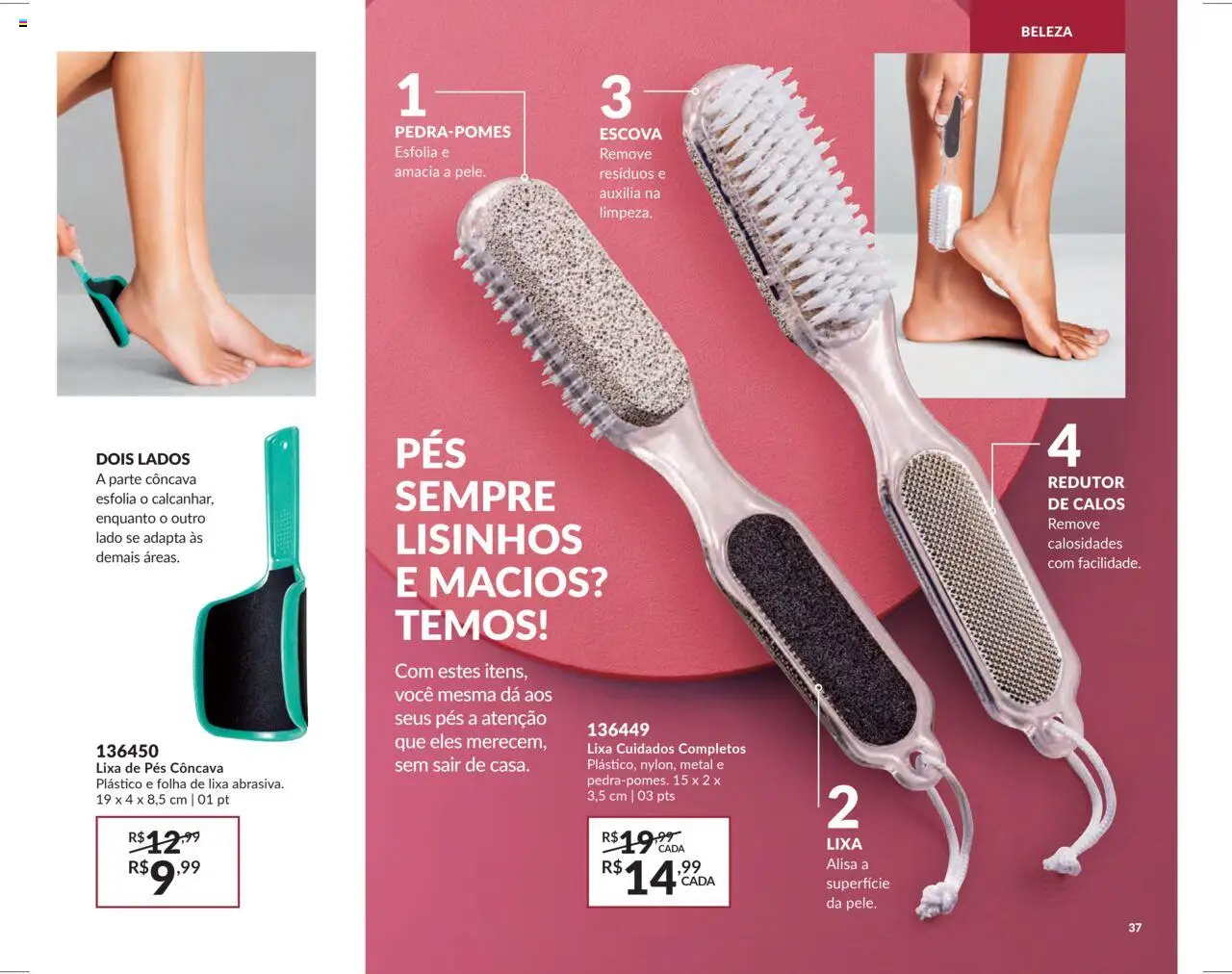 Avon Folheto - válido de 26.09.2025 | Página: 37 | Produtos: Escova, Lixa