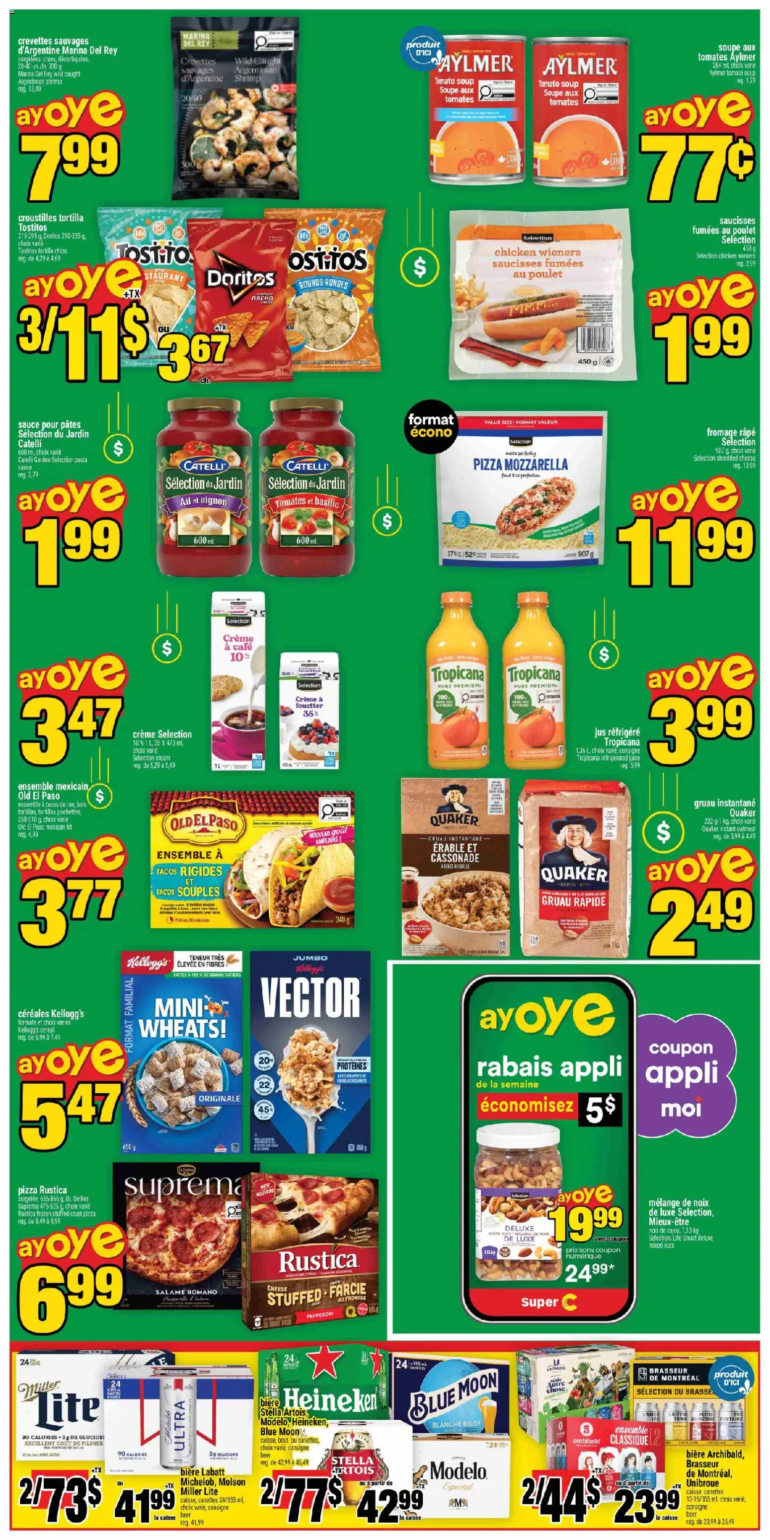 Super C flyer valid from 30.04.2026 | Page: 3 | Products: Chips, Cheese, Pizza, Beer