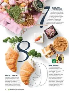 Preview of Woolworths Fresh Ideas magazine - valid from 01.04.2026 | Page: 8 | Products: Butter, Chocolate, Artificial plants, Parsley