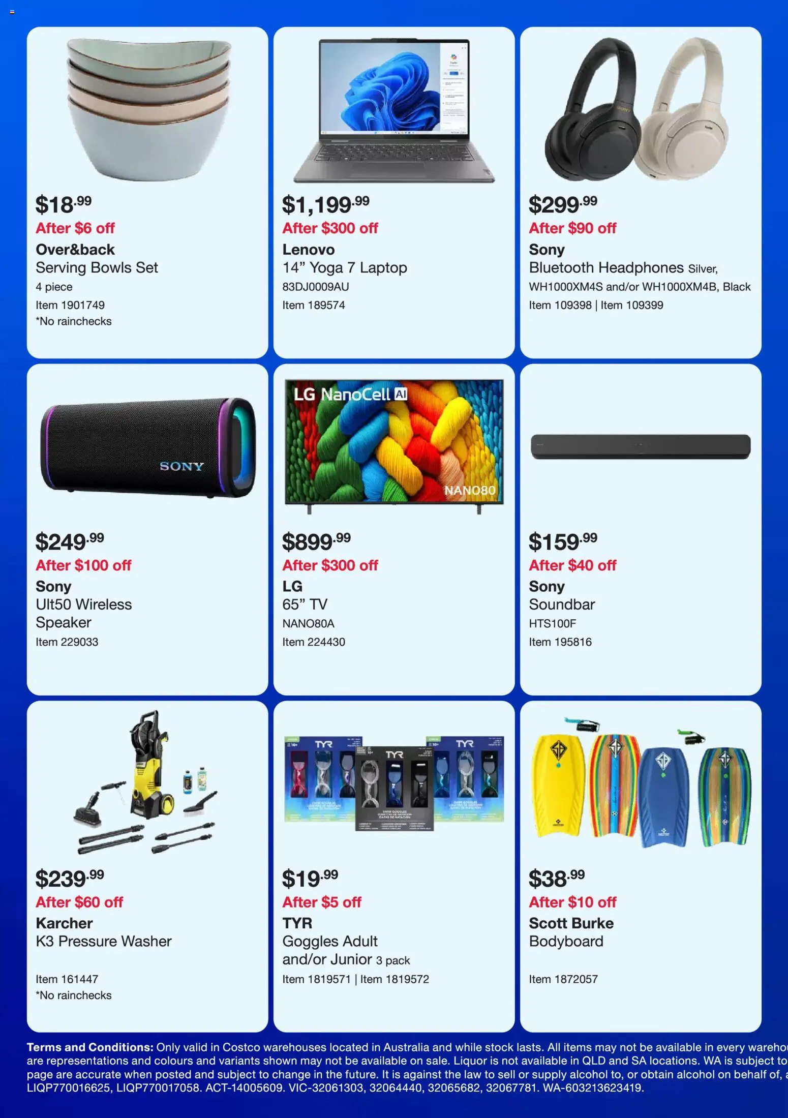 Costco catalogue - valid from 24.11.2025 | Page: 4 | Products: Bluetooth headphones, Tv, Headphones, Laptop