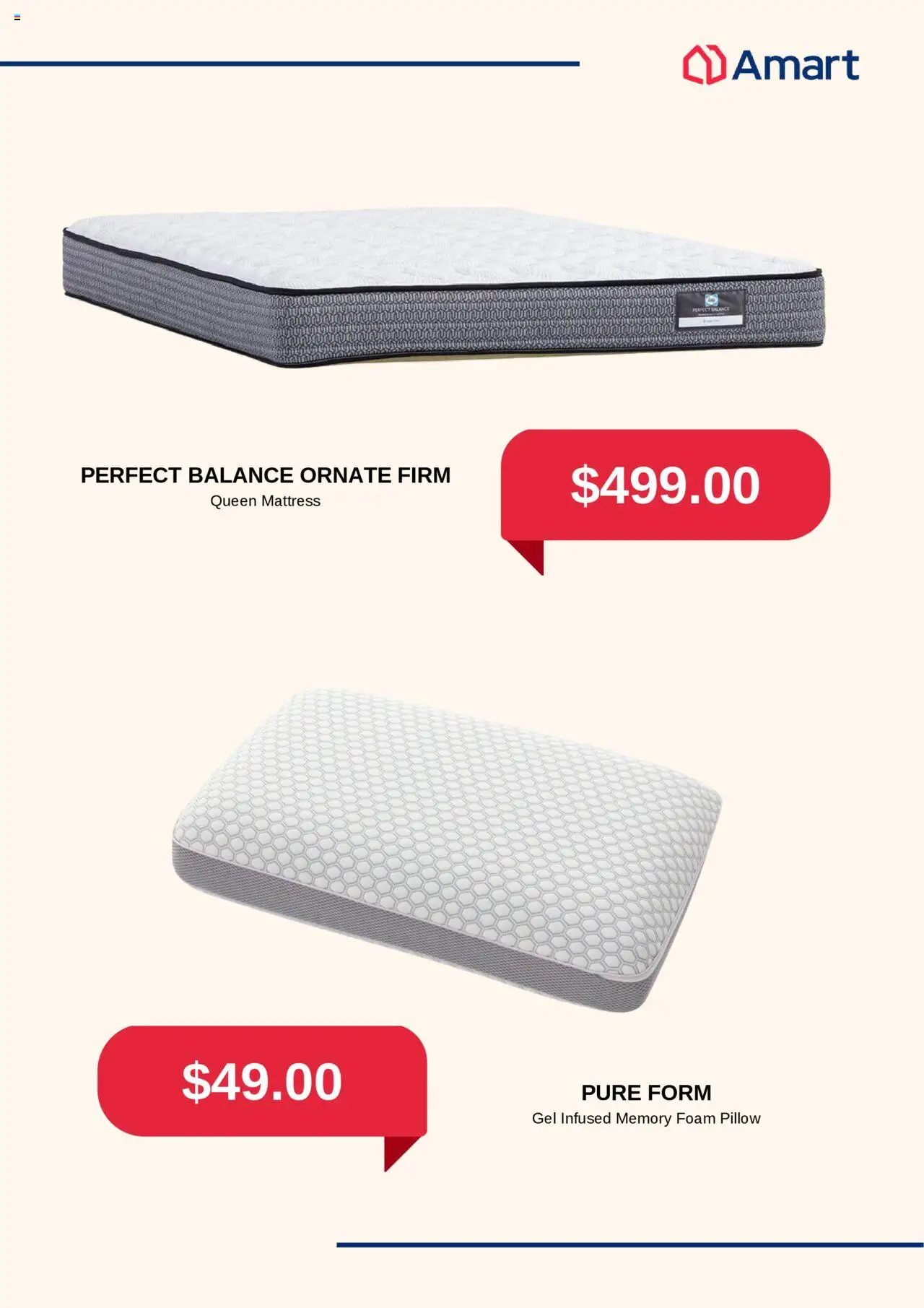 Amart Furniture catalogue - valid from 17.10.2025 | Page: 5 | Products: Mattress, Pillow