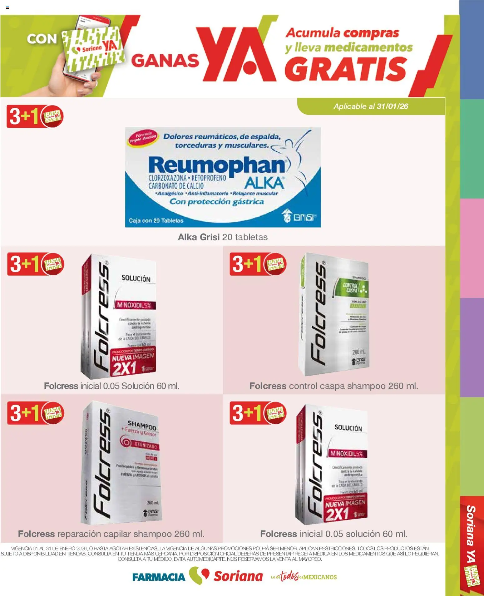 Nuevas ofertas de Soriana válidas en toda la República Mexicana desde el 01.01.2026. ¡Encuentra las mejores ofertas en Soriana - Folleto Farnacia Súper Nacional! | Página: 18 | Productos: Caja