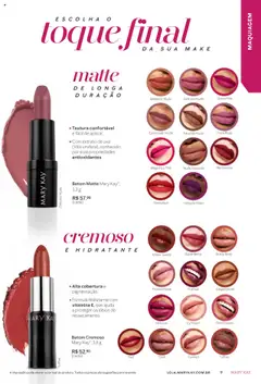 Mary Kay - Catálogo Outubro 2025 - Pré-Visualização do folheto da loja Mary Kay, válido de 01.10.2025 | Página: 9 | Produtos: Maquiagem, Batom
