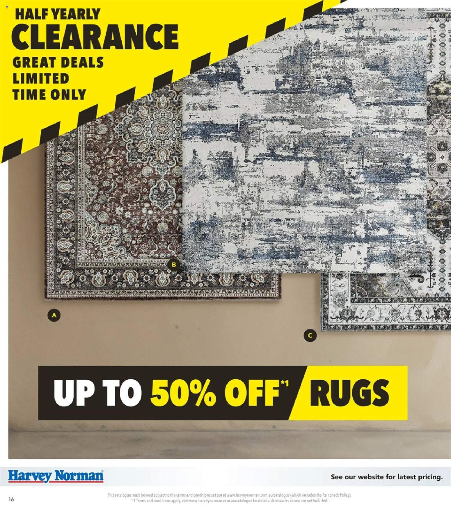 Harvey Norman catalogue - valid from 24.12.2025 | Page: 16 | Products: Rugs, Accessories