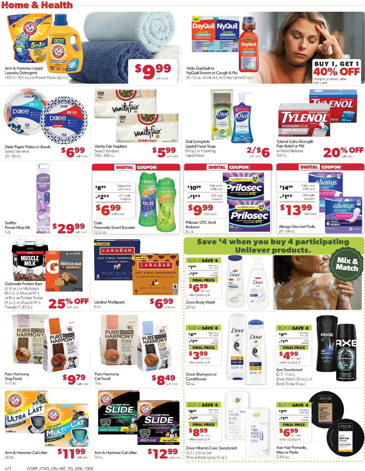 Family Fare Weekly Ad - valid from 05.10.2025 | Page: 13 | Products: Conditioner, Butter, Pads, Chocolate Chip