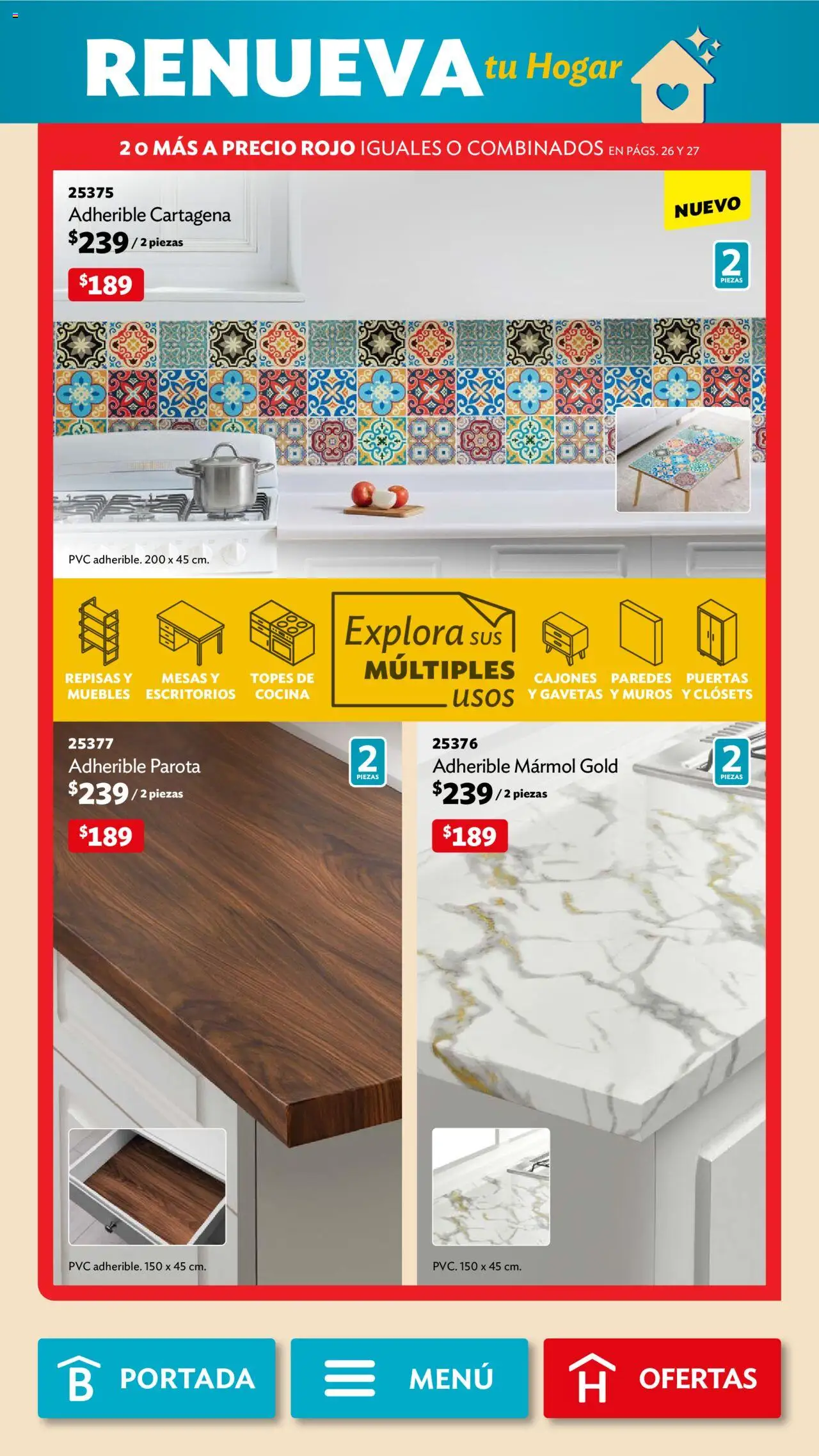 Nuevas ofertas de Betterware válidas en toda la República Mexicana desde el 29.09.2025. ¡Encuentra las mejores ofertas en Betterware - Campaña 10 2025! | Página: 27 | Productos: Cocina