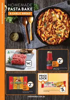 Preview of Foodworks Catalogue NSW - valid from 15.10.2025 | Page: 24 | Products: Bread, Beef, Pasta, Garlic
