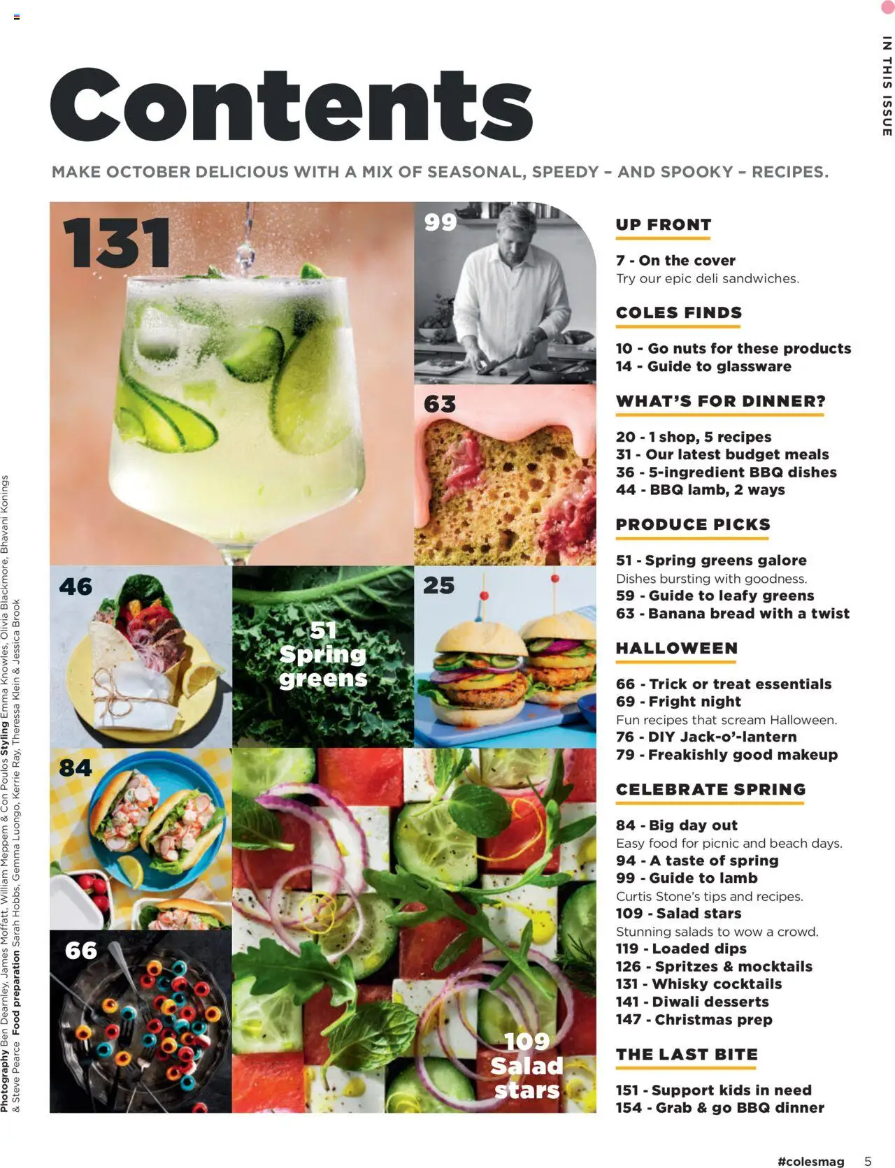 Coles catalogue - valid from 06.10.2025 | Page: 5 | Products: Bread, Glassware, Makeup, Salad