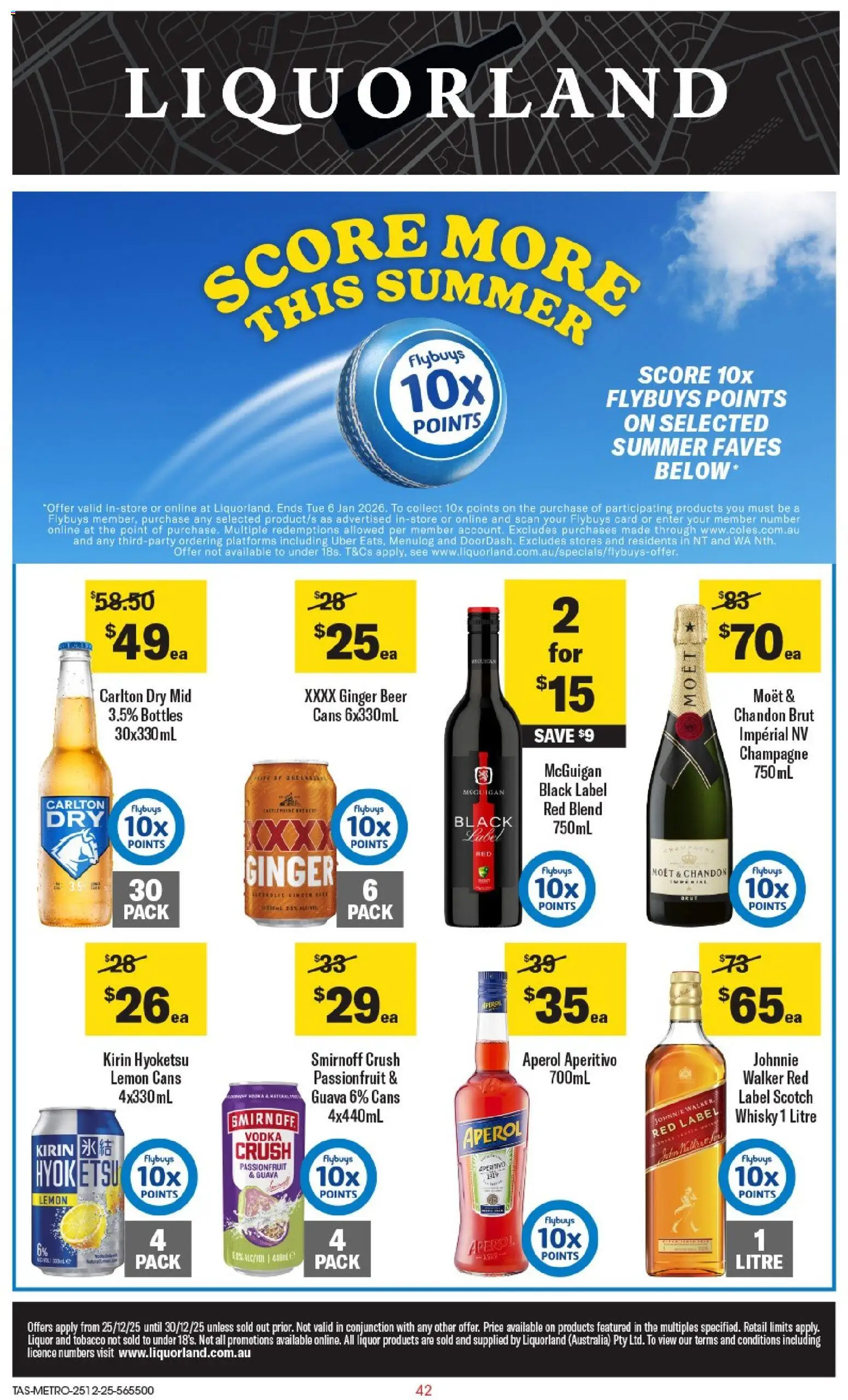 Coles catalogue - valid from 25.12.2025 | Page: 43 | Products: Beer, Platforms, Passionfruit, Scotch