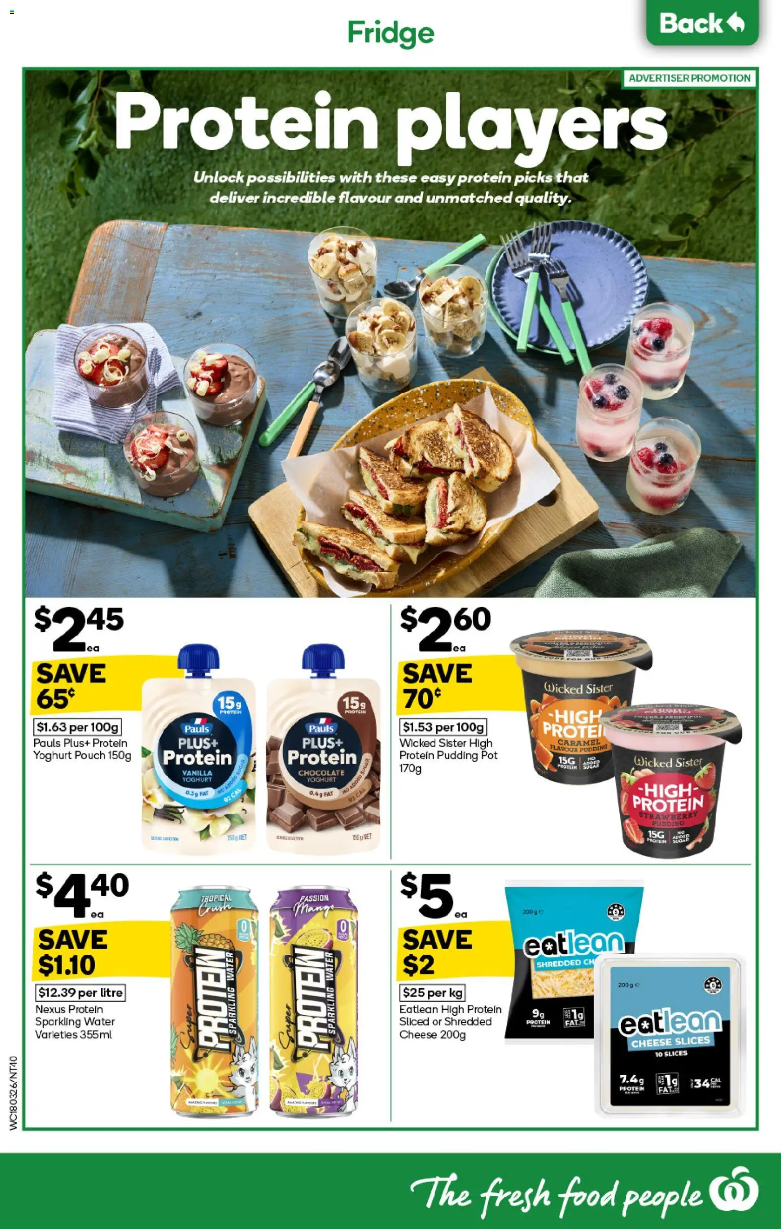 Woolworths catalogue - valid from 18.03.2026 | Page: 40 | Products: Pot, Cheese, Yoghurt, Water