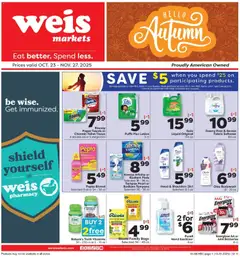 Preview of Weis weekly ads valid from 23.10.2025