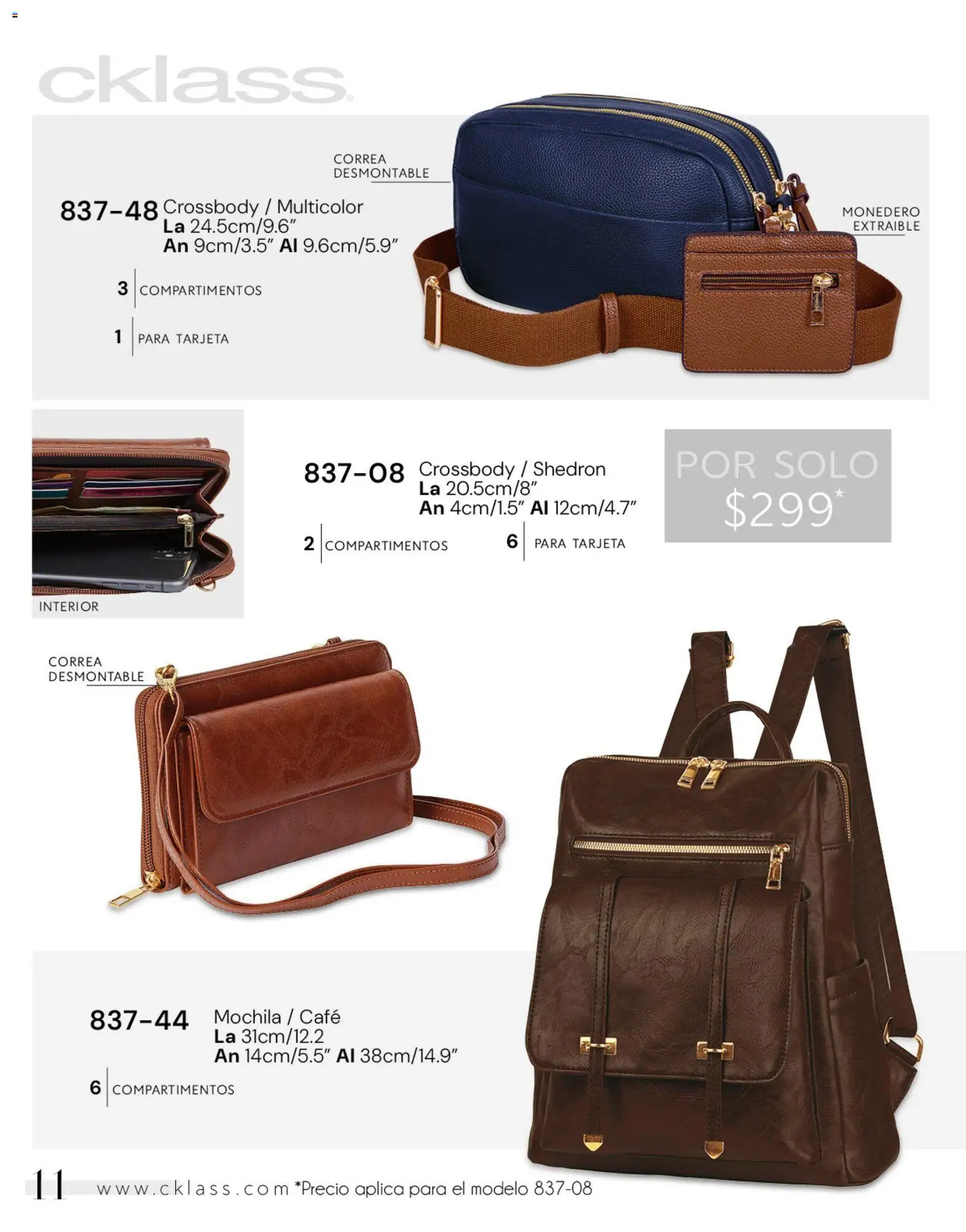 Nuevas ofertas de Cklass válidas en toda la República Mexicana desde el 02.01.2026. ¡Encuentra las mejores ofertas en Cklass catálogo Lentes! | Página: 22 | Productos: Monedero, Mochila, Café