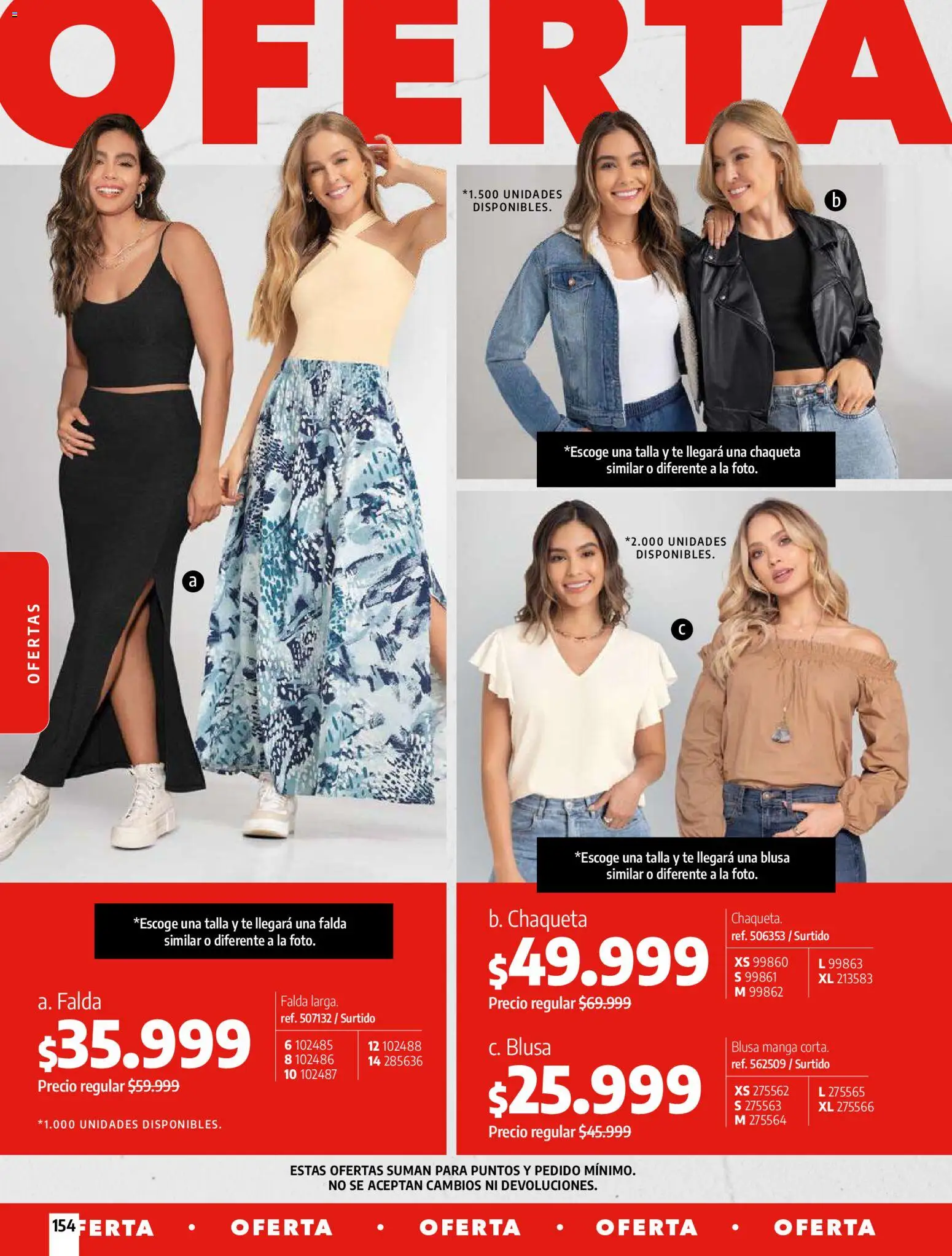 Pacifika revista - valida desde el 01.02.2026 | Página: 154 | Productos: Té, Falda, Blusa, Chaqueta
