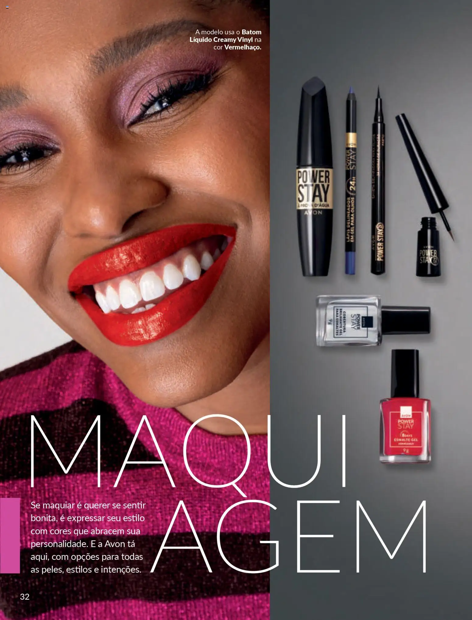 Avon Folheto - válido de 06.01.2026 | Página: 32 | Produtos: Pó, Batom