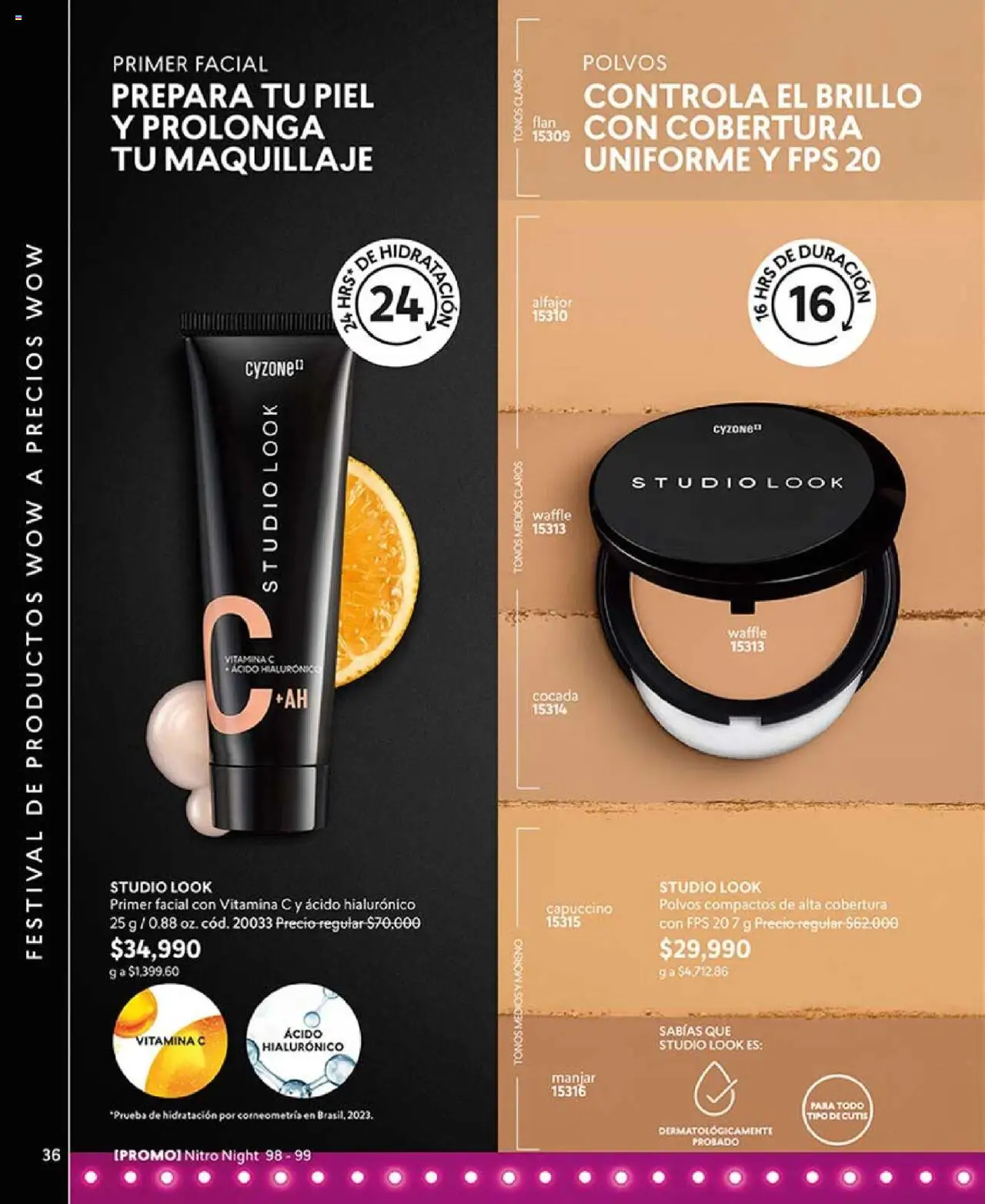 CyZone revista - valida desde el 29.07.2025 | Página: 36 | Productos: Brillo, Maquillaje
