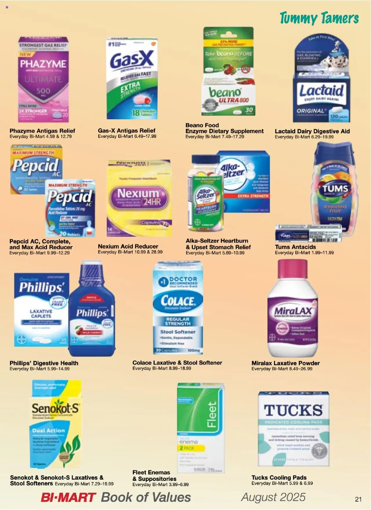 Bi-Mart August Health & Beauty Digest - valid from 01.08.2025 | Page: 21 | Products: Powder, Pads