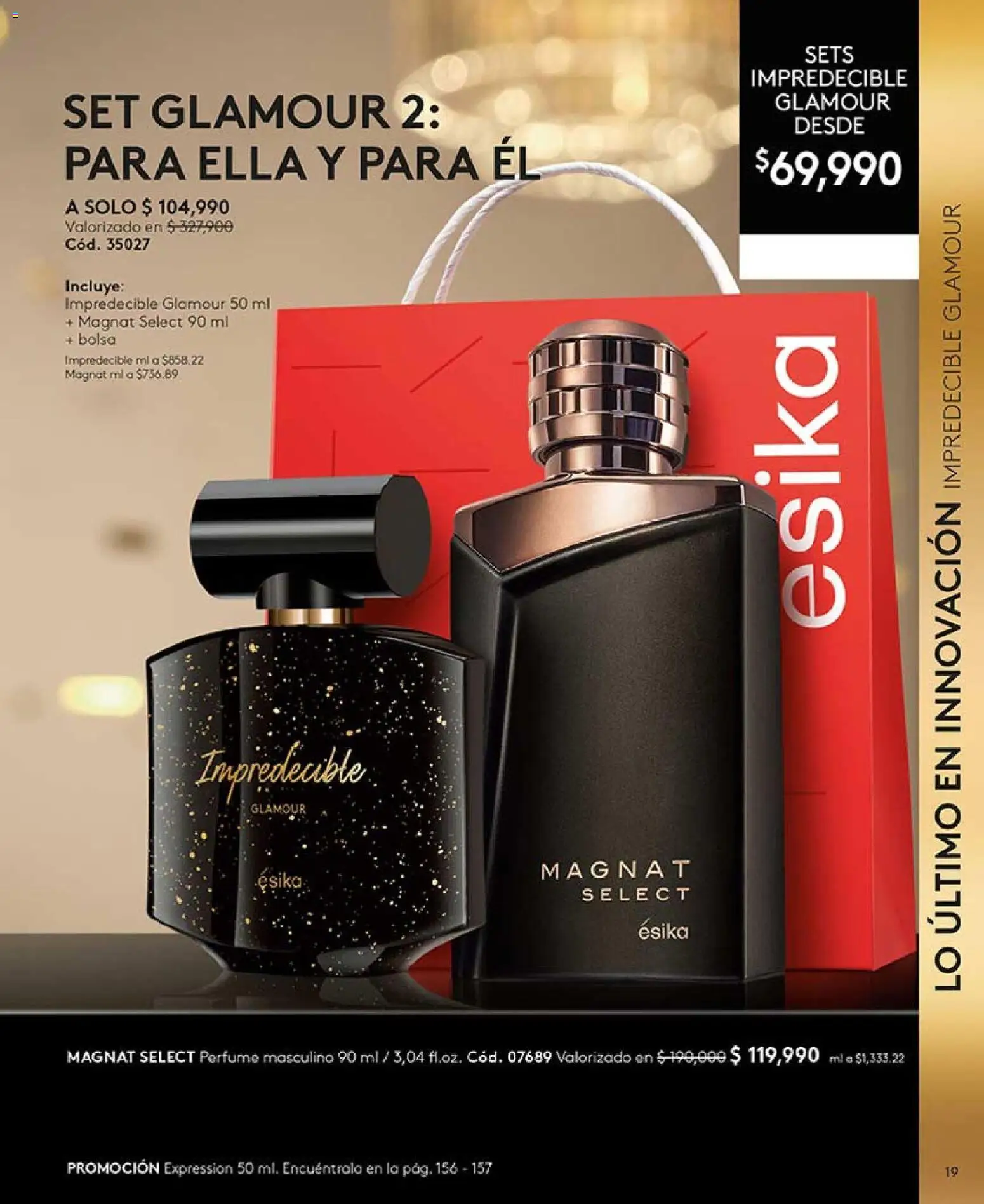Ésika revista - valida desde el 03.11.2025 | Página: 19 | Productos: Bolsa, Perfume
