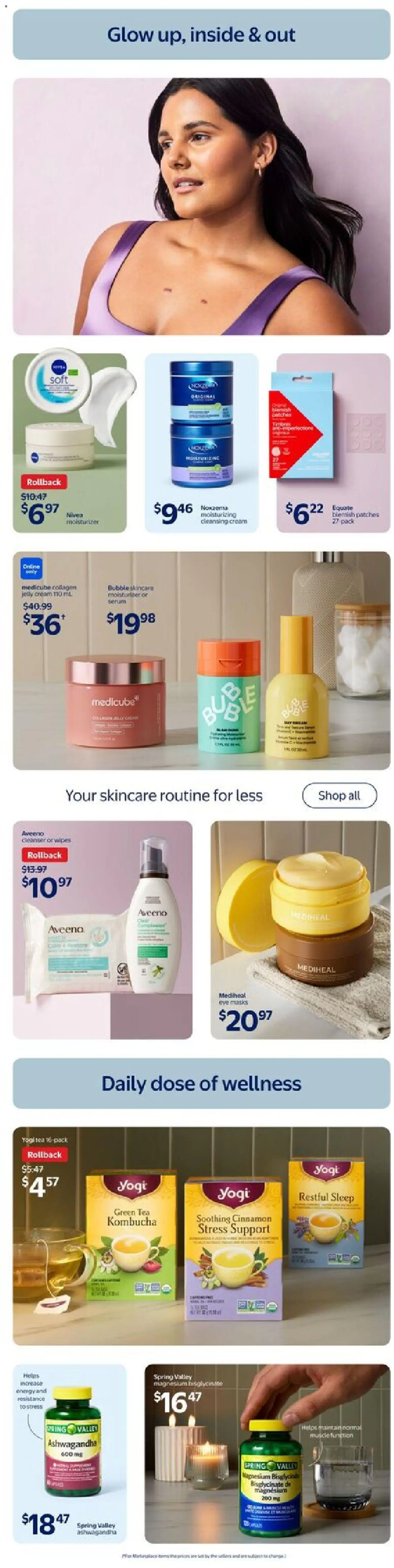 Walmart flyer valid from 01.01.2026 | Page: 8 | Products: Tea, Cream