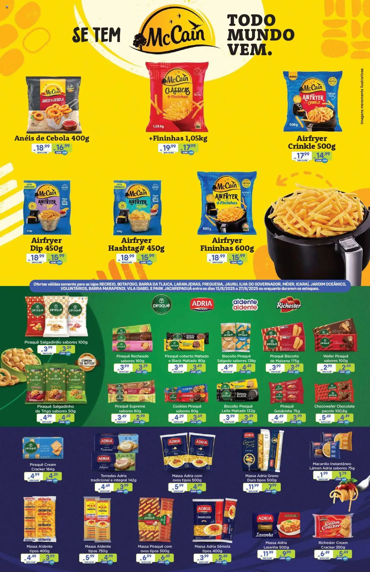 Prezunic Folheto - válido de 13.08.2025 | Página: 2 | Produtos: Ovos, Chocolate, Lasanha, Macarrão instantâneo